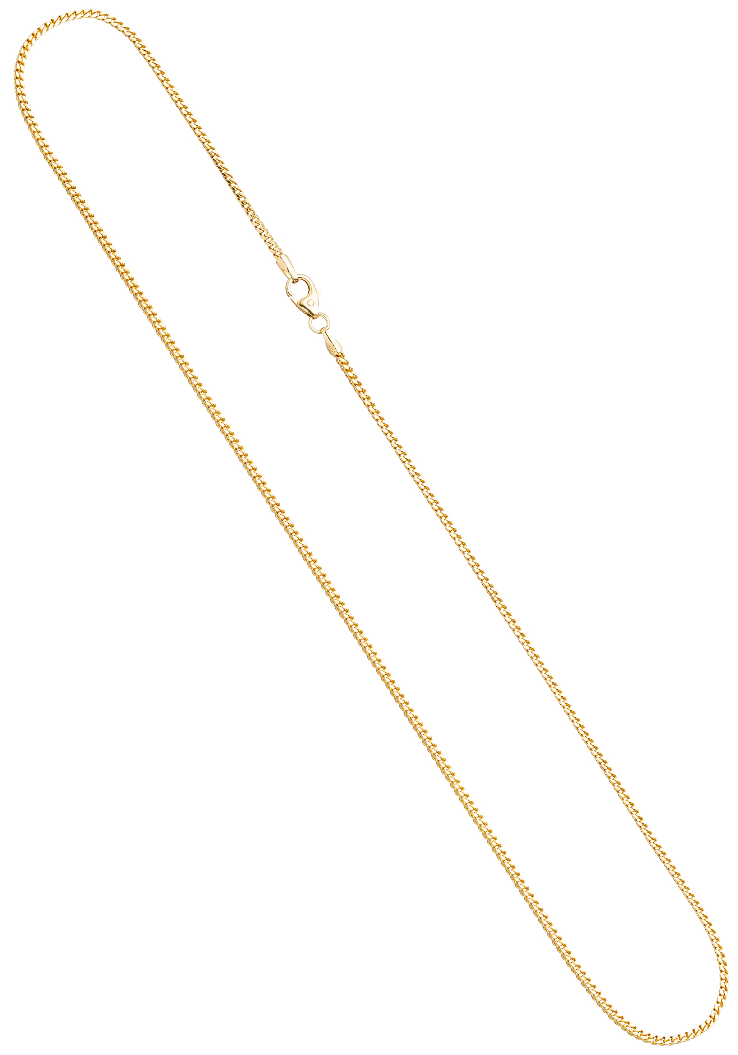 Goldkette JOBO "Bingokette 1,5 mm" Gr. 45, gelbgold 585, Halsketten, Damen, 45cm, Gelbgold 585, Goldkette, 14 Karat 585 Gold