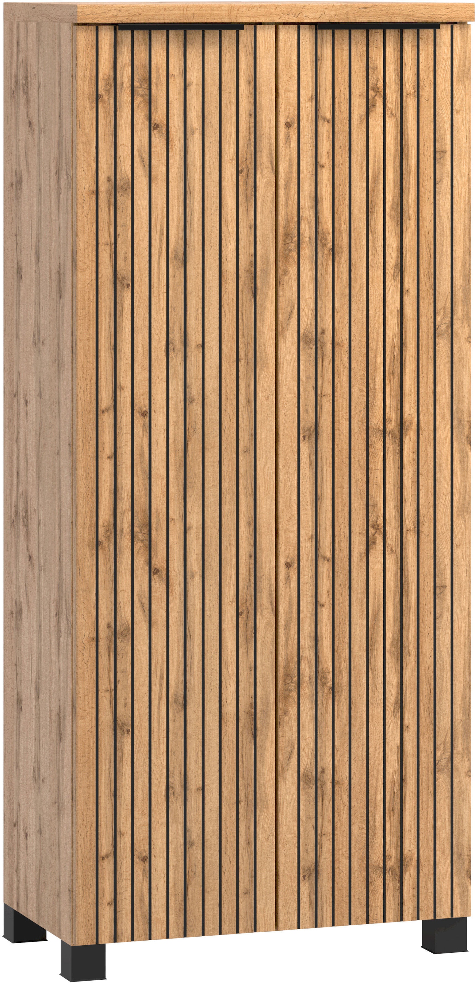 welltime Midischrank, Welltime, Breite 60 cm, 2-türig, gedämpft