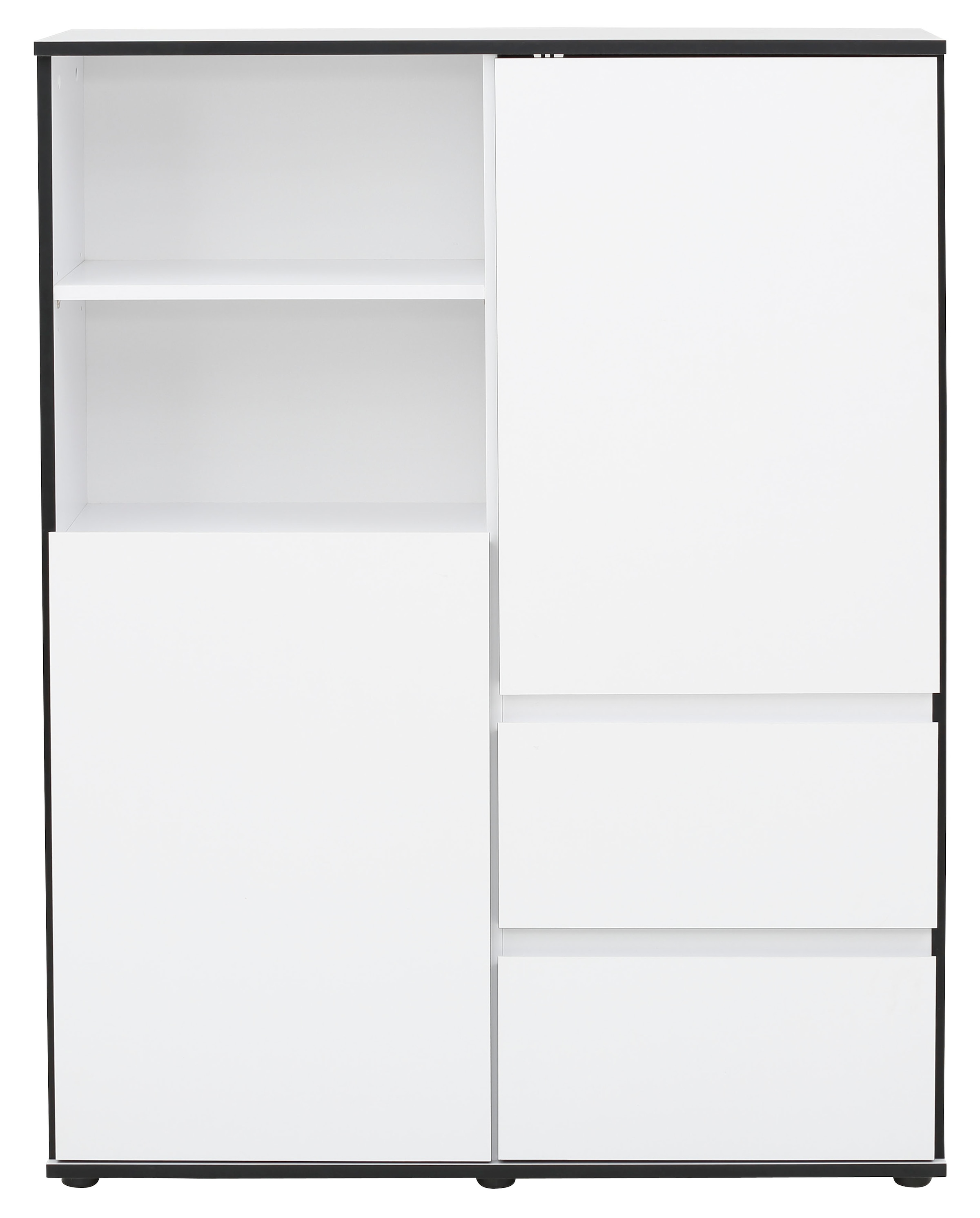 HELA Highboard "Ariana", mit angeschrägten Griffmulden, Breite 100 cm günstig online kaufen