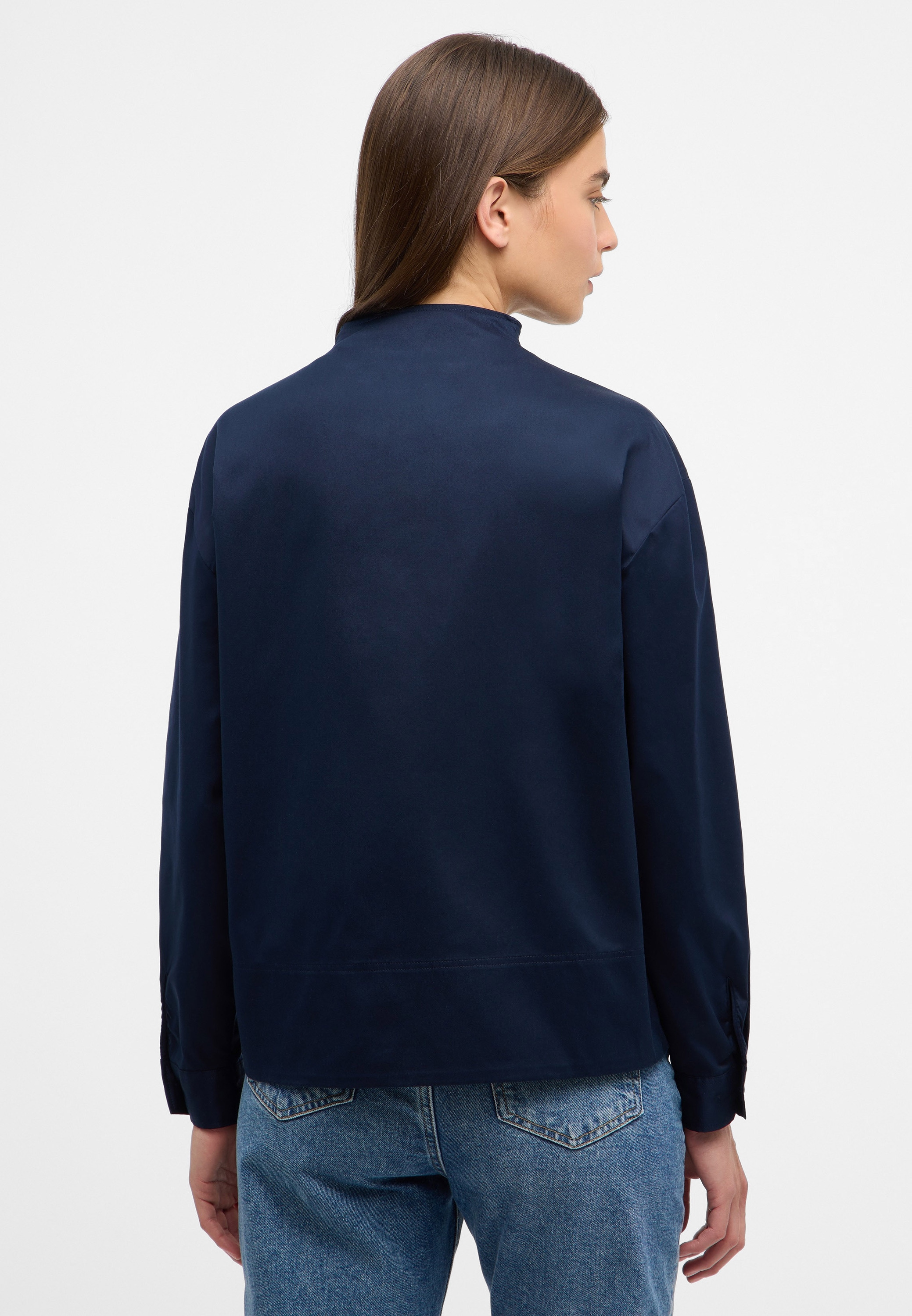 Eterna Longbluse »OVERSIZE FIT«, EASY IRON (bügelleicht)