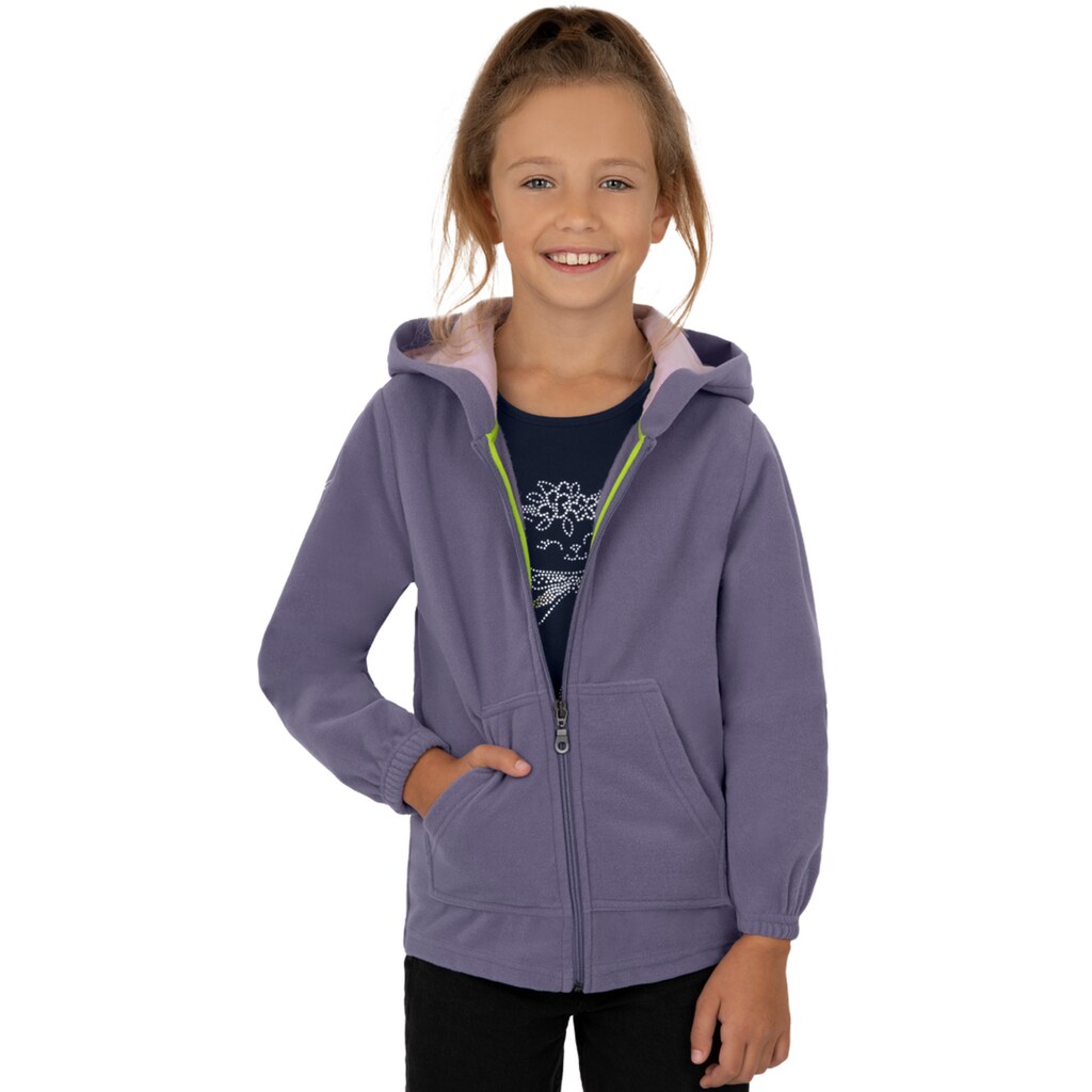 Trigema Sweatjacke »TRIGEMA Fleece-Jacke mit Kapuze«, (1 tlg.)