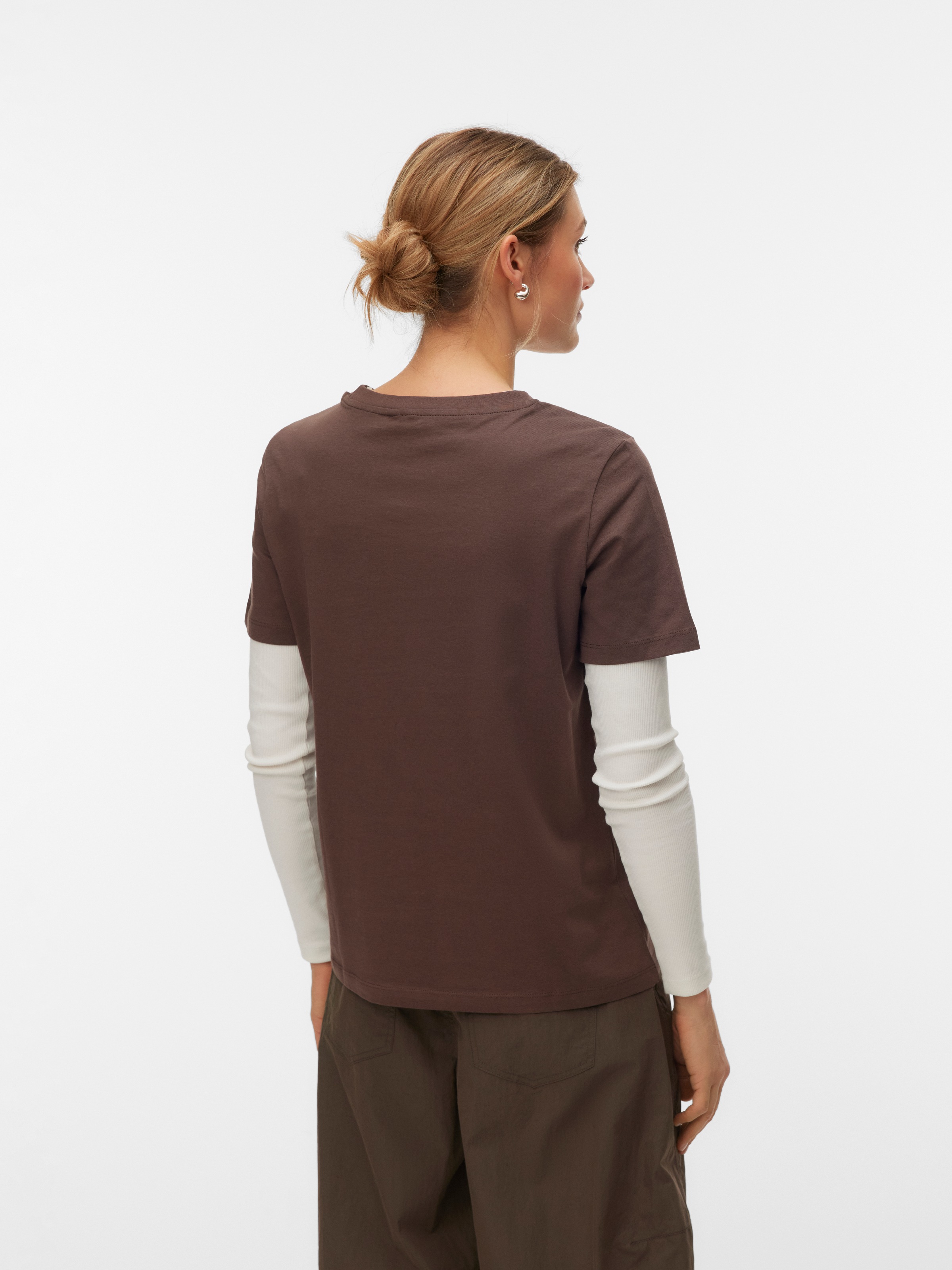 Vero Moda Kurzarmshirt "VMPAULINA SS T-SHIRT GA JRS NOOS" Baumwolle, regula günstig online kaufen