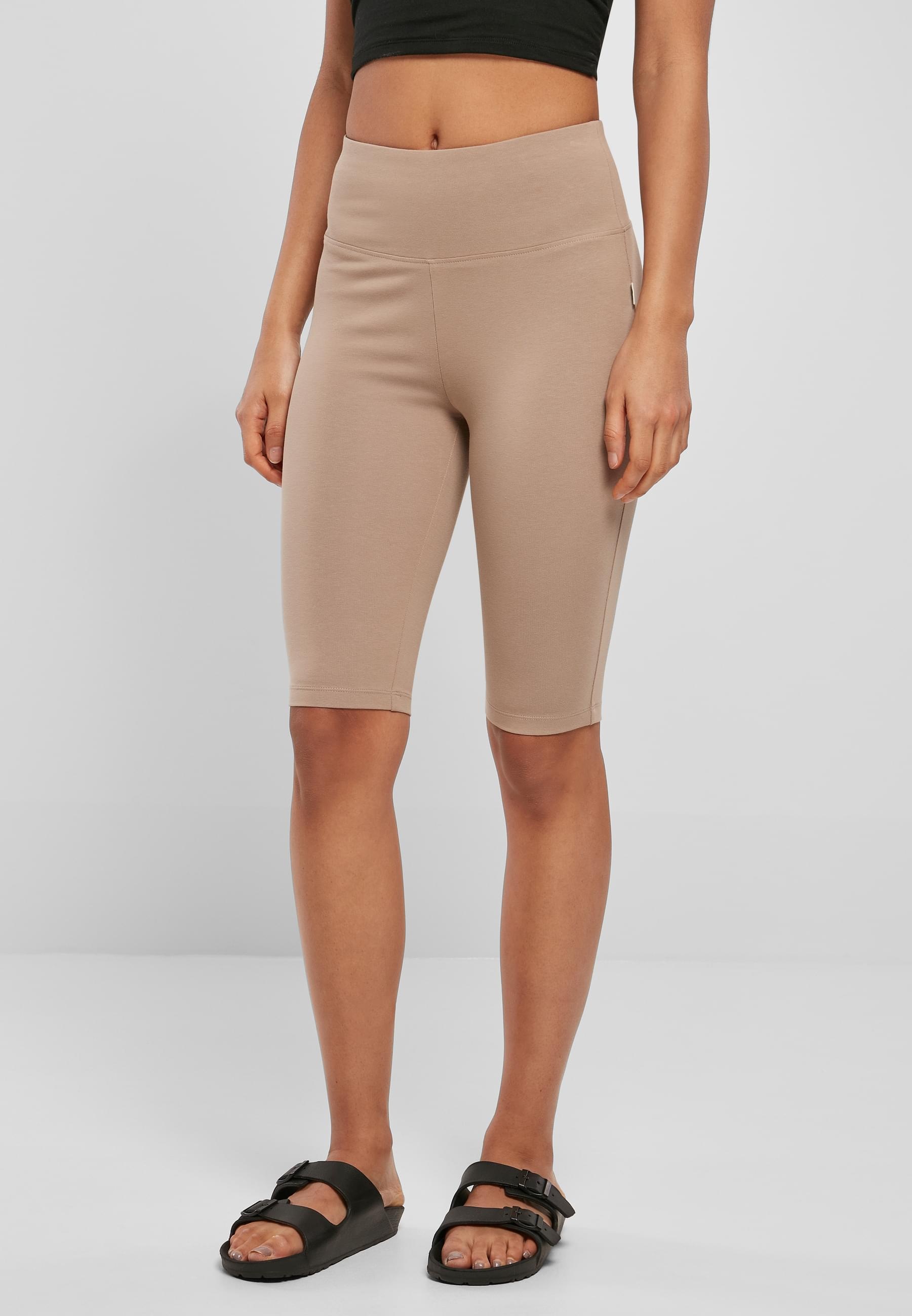 URBAN CLASSICS Radlerhose »Urban Classics Damen Ladies Organic Stretch Jersey Cycle Shorts«, (1 tlg.)