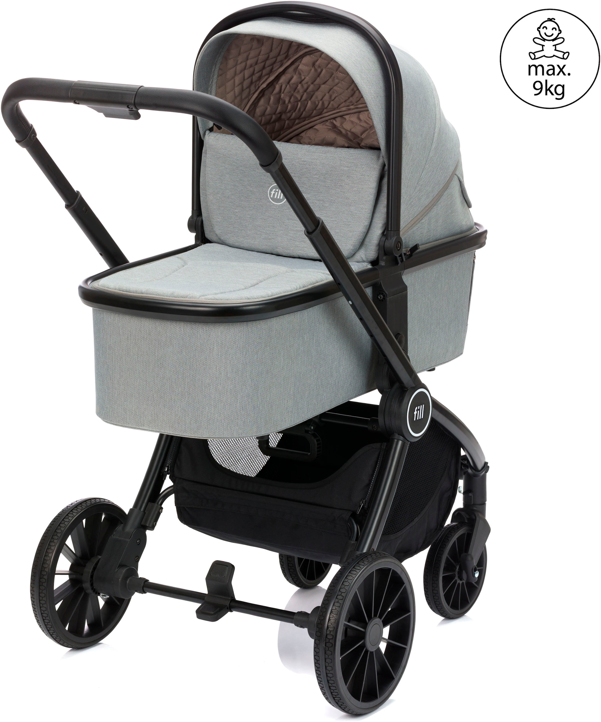 Fillikid Kombi-Kinderwagen »Kinderwagenset Cougar«, 22 kg