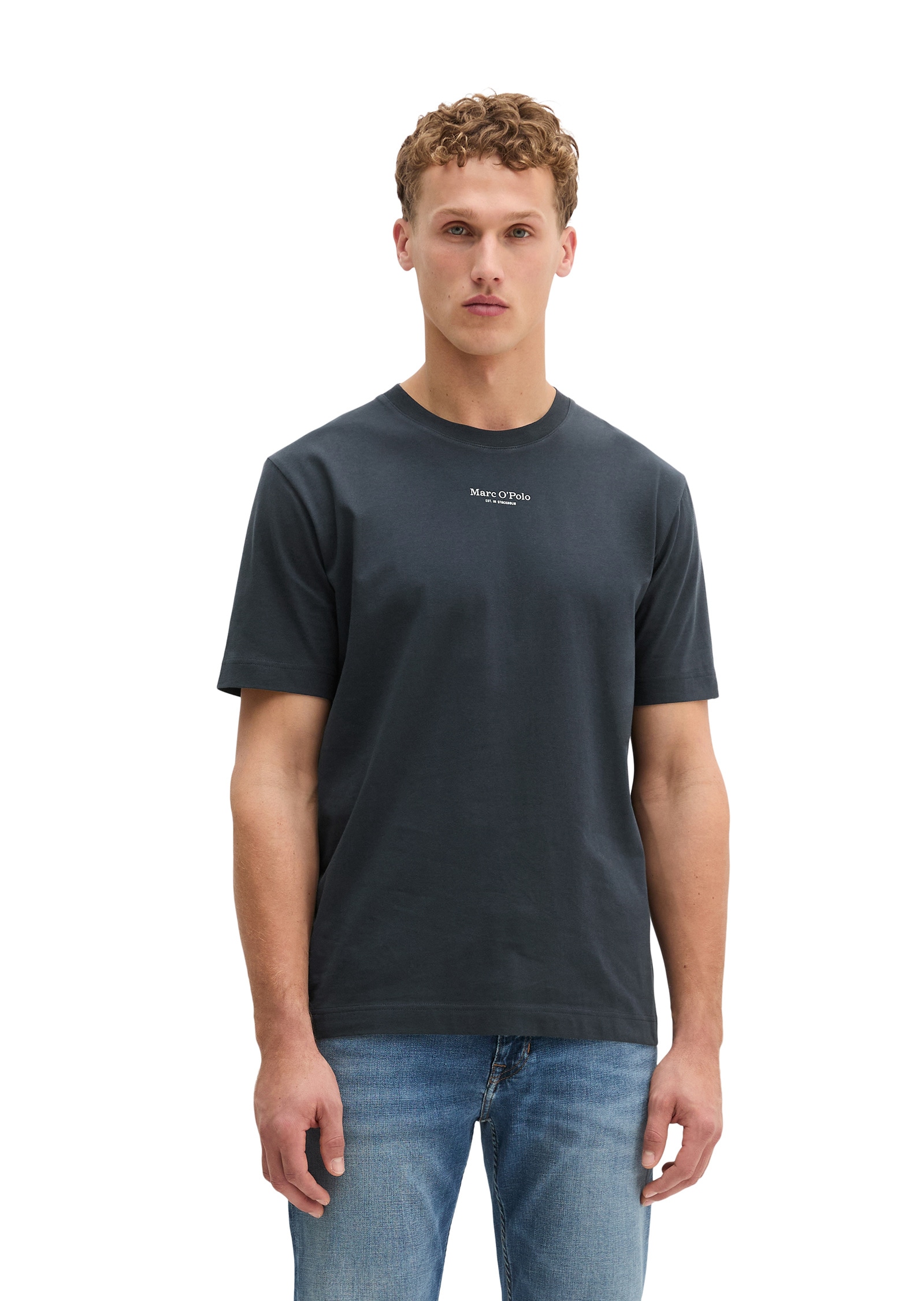 Marc OPolo T-Shirt "aus reiner Bio-Baumwolle" günstig online kaufen