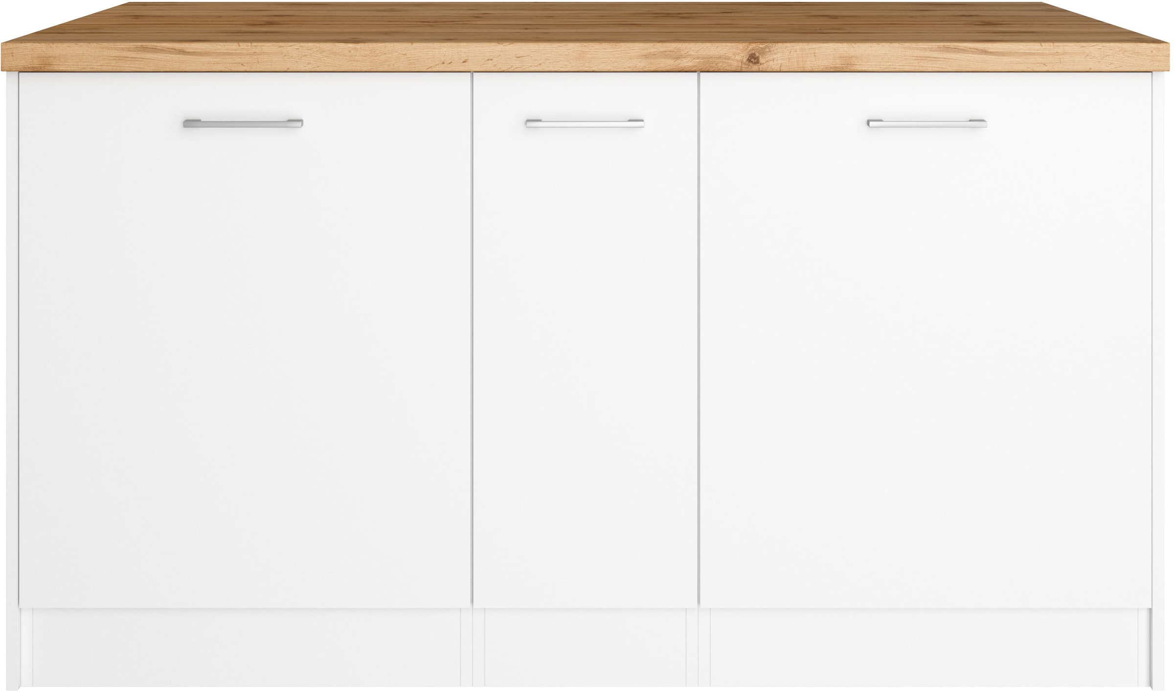 KOCHSTATION Kücheninsel »KS-Milan« Stellmaß 153/100 cm, viel Stauraum, Lebensmittelpunkt: Küche