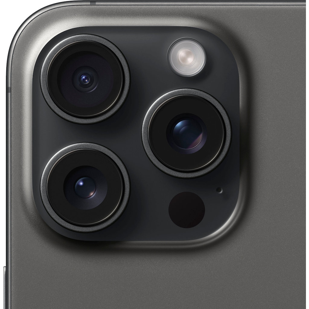 Apple Smartphone »iPhone 15 Pro Max 256GB«, Black Titanium, 17 cm/6,7 Zoll, 256 GB Speicherplatz, 48 MP Kamera
