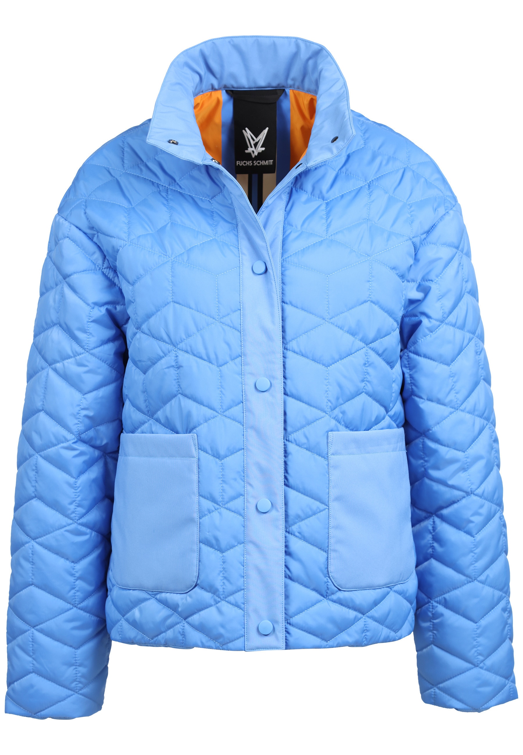 Fuchs Schmitt Steppjacke »Steppjacke Mit Aufgesetzten Taschen, Knopfleiste, Stehkragen,«, mit Knopfleiste