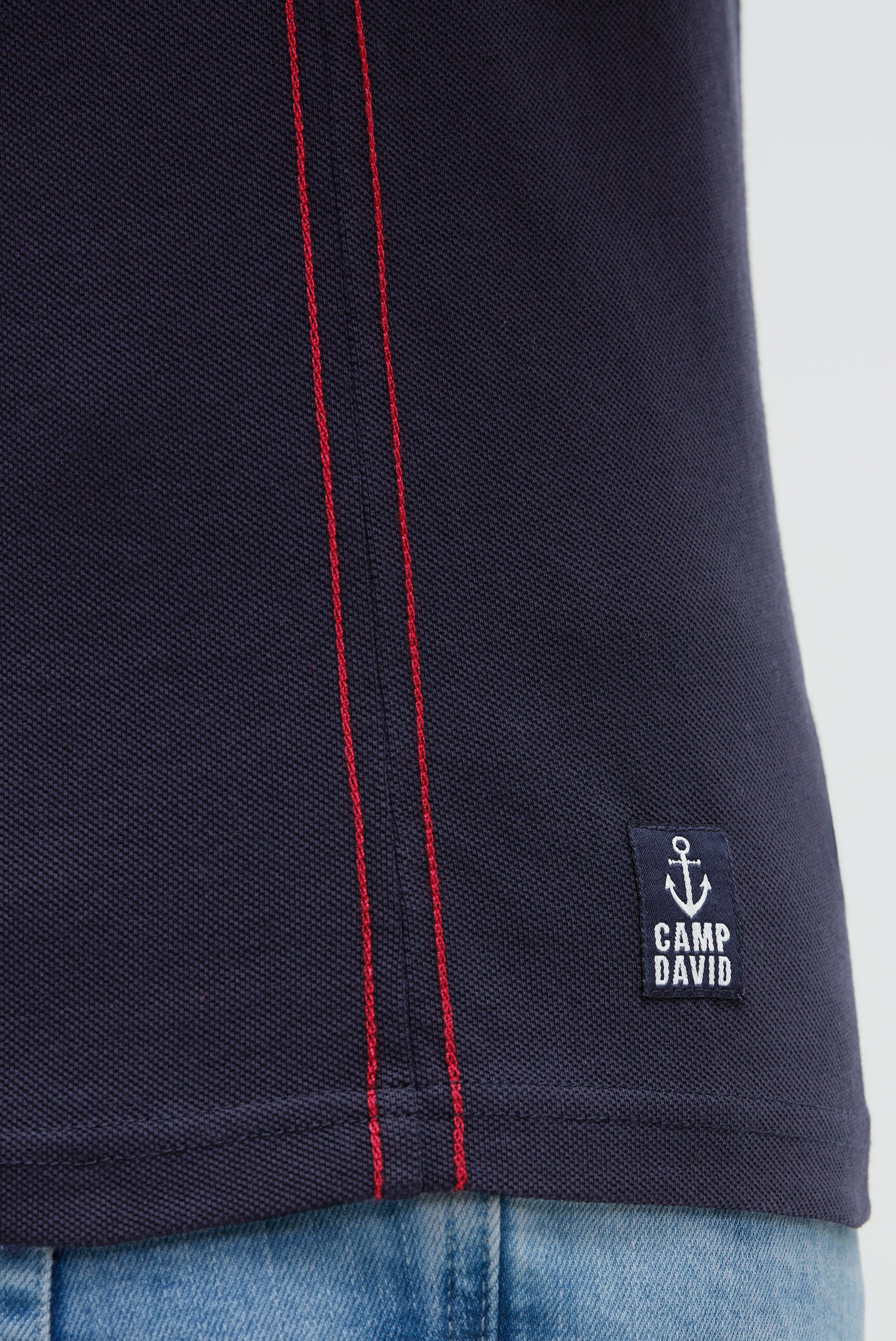 CAMP DAVID Poloshirt aus Baumwolle