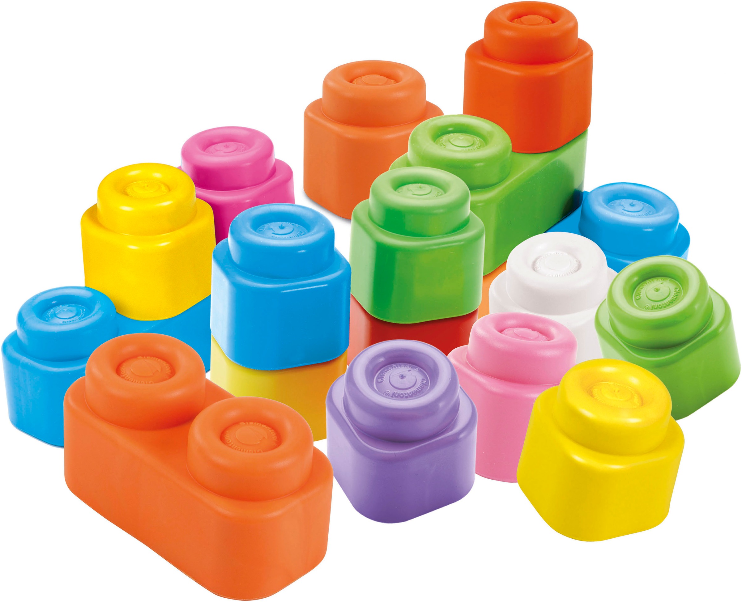 Clementoni® Spielbausteine »Clemmy, Bausteine im Beutel (20 Stück)«, Made in Europe