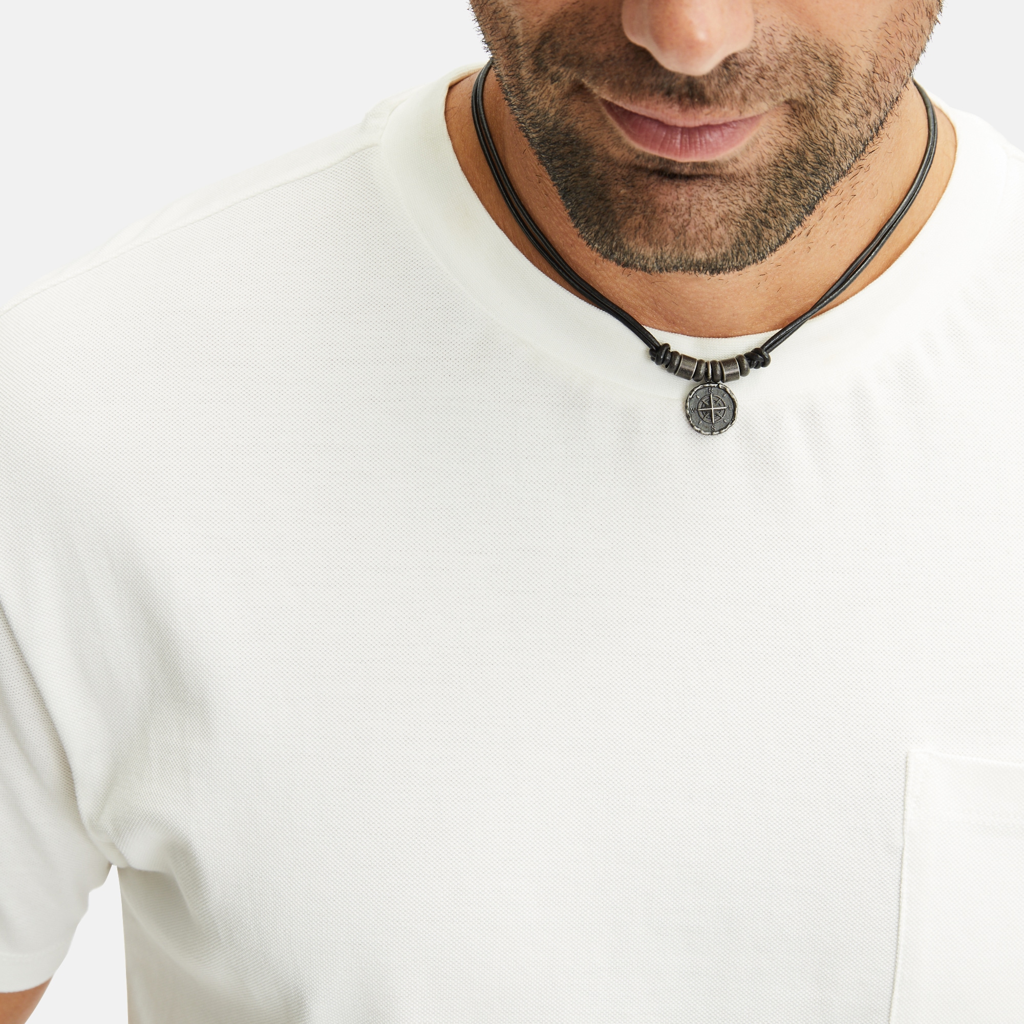 FYNCH-HATTON Kette mit Anhänger »Schmuck Edelstahl Halskette The Antique Explorer Kompass«