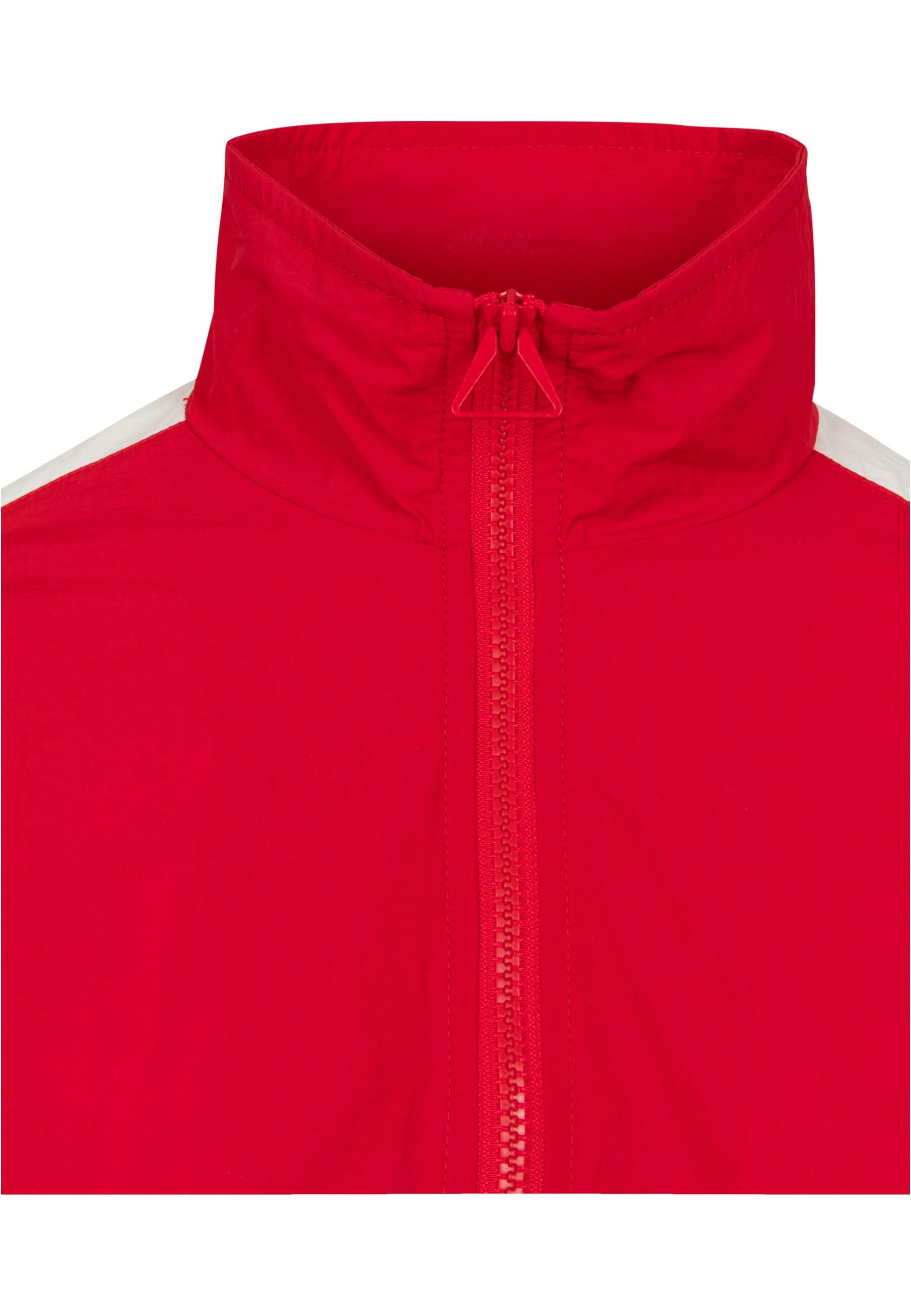 URBAN CLASSICS Allwetterjacke »Urban Classics Damen Ladies Short Striped Crinkle Track Jacket«, (1 St.), ohne Kapuze