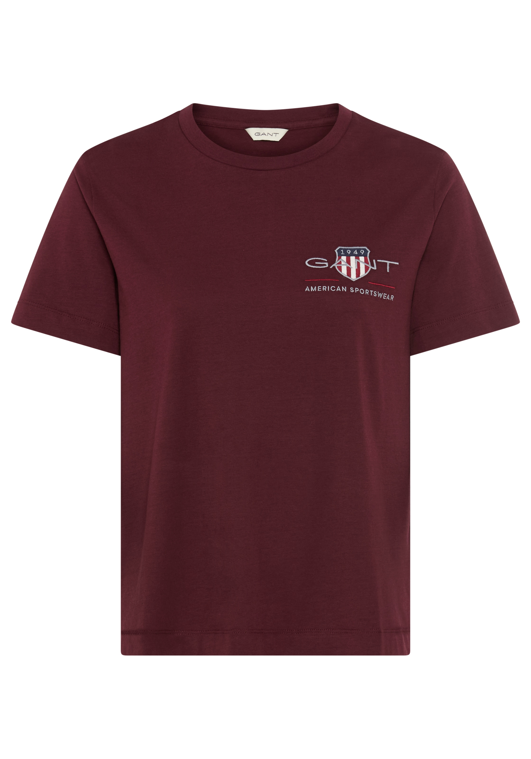 Gant T-Shirt "REG ARCHIVE SHIELD SS T-SHIRT", Stickerei, Rundhals günstig online kaufen