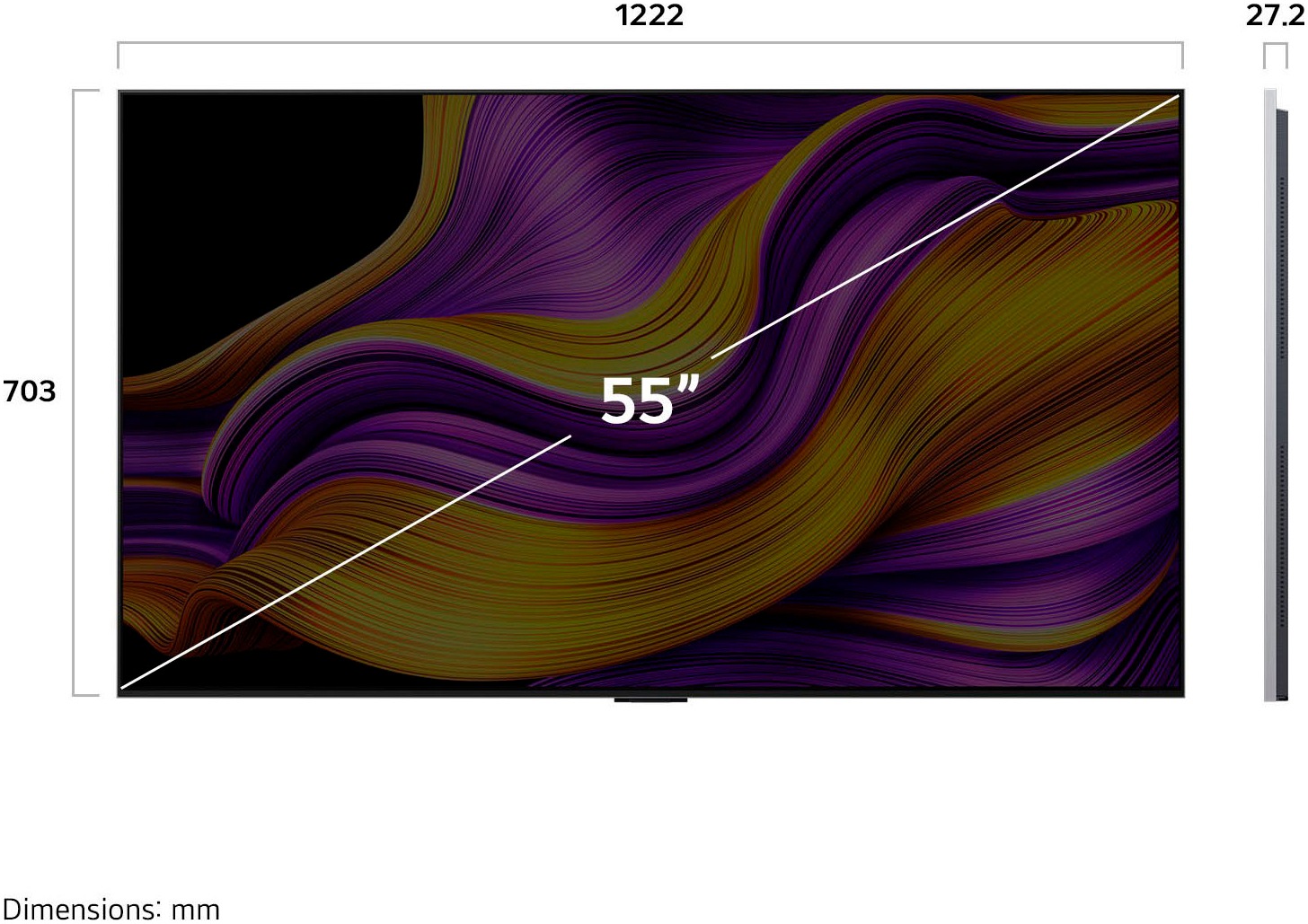LG OLED-Fernseher »OLED55G57LW«, 4K Ultra HD, Smart-TV