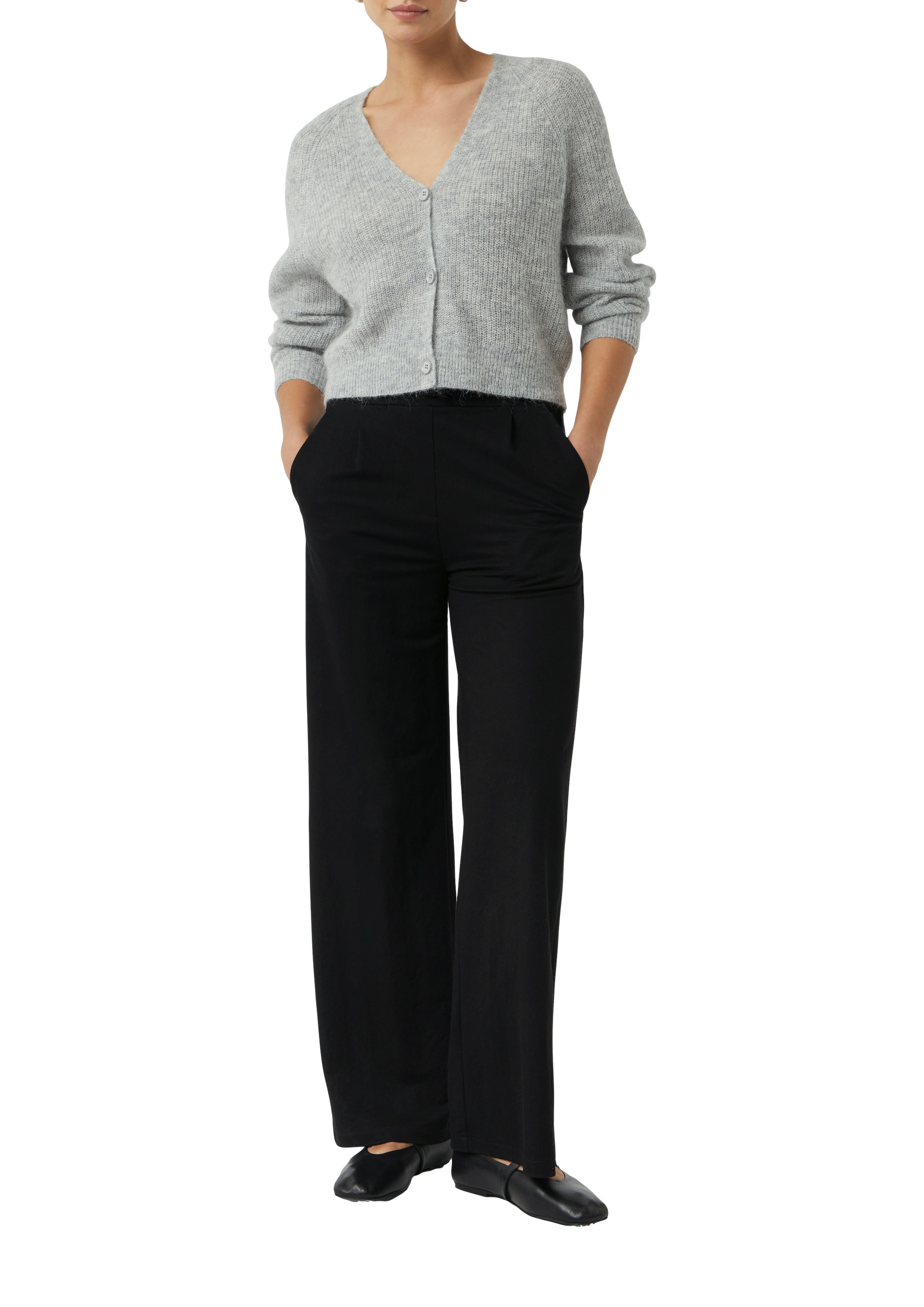 comma casual identity Cardigan, casual, bequem, Alpakamix, V-Ausschnitt günstig online kaufen