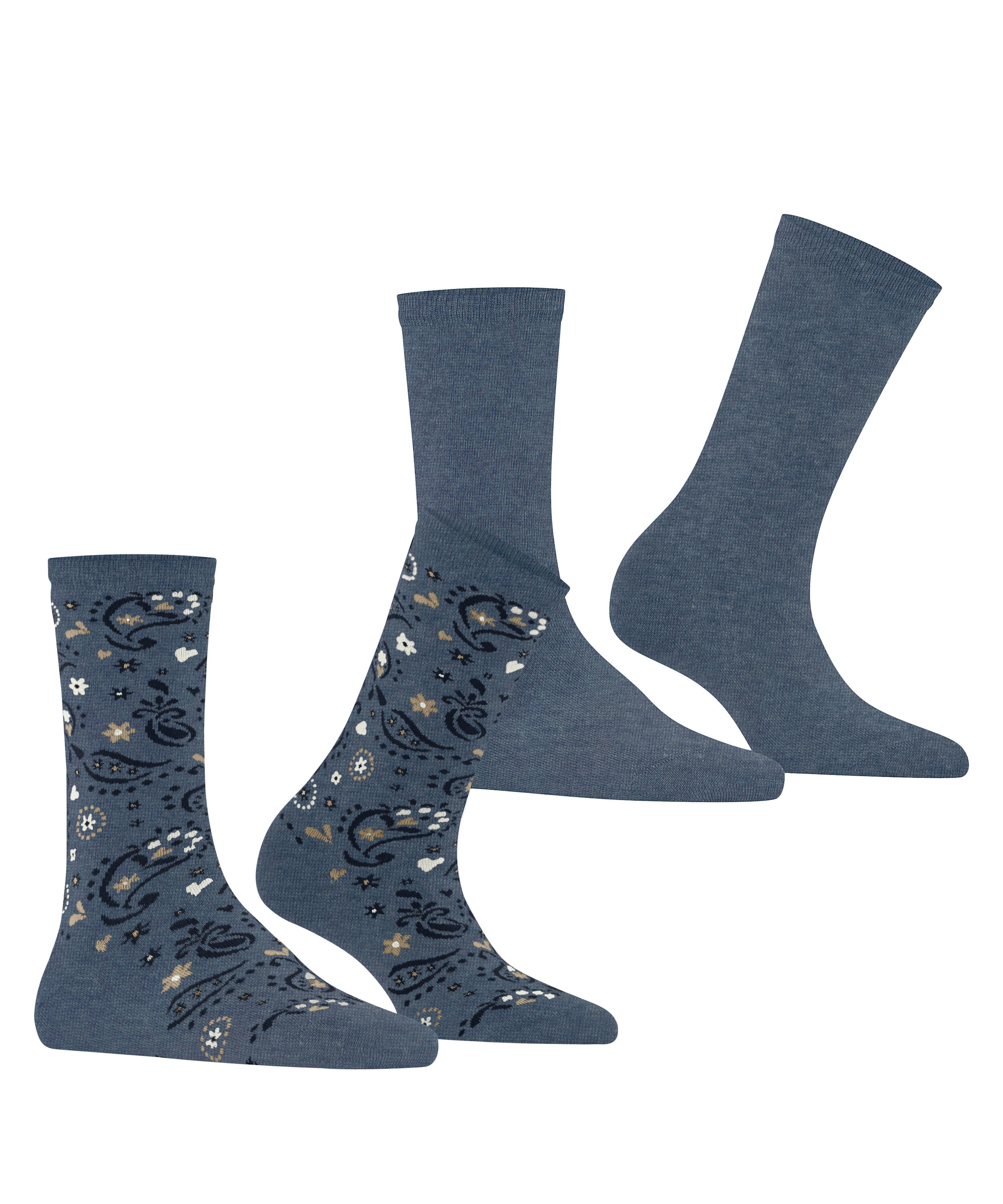 Esprit Socken »Soft Paiyley 2-Pack« 2 Stk. tlg.