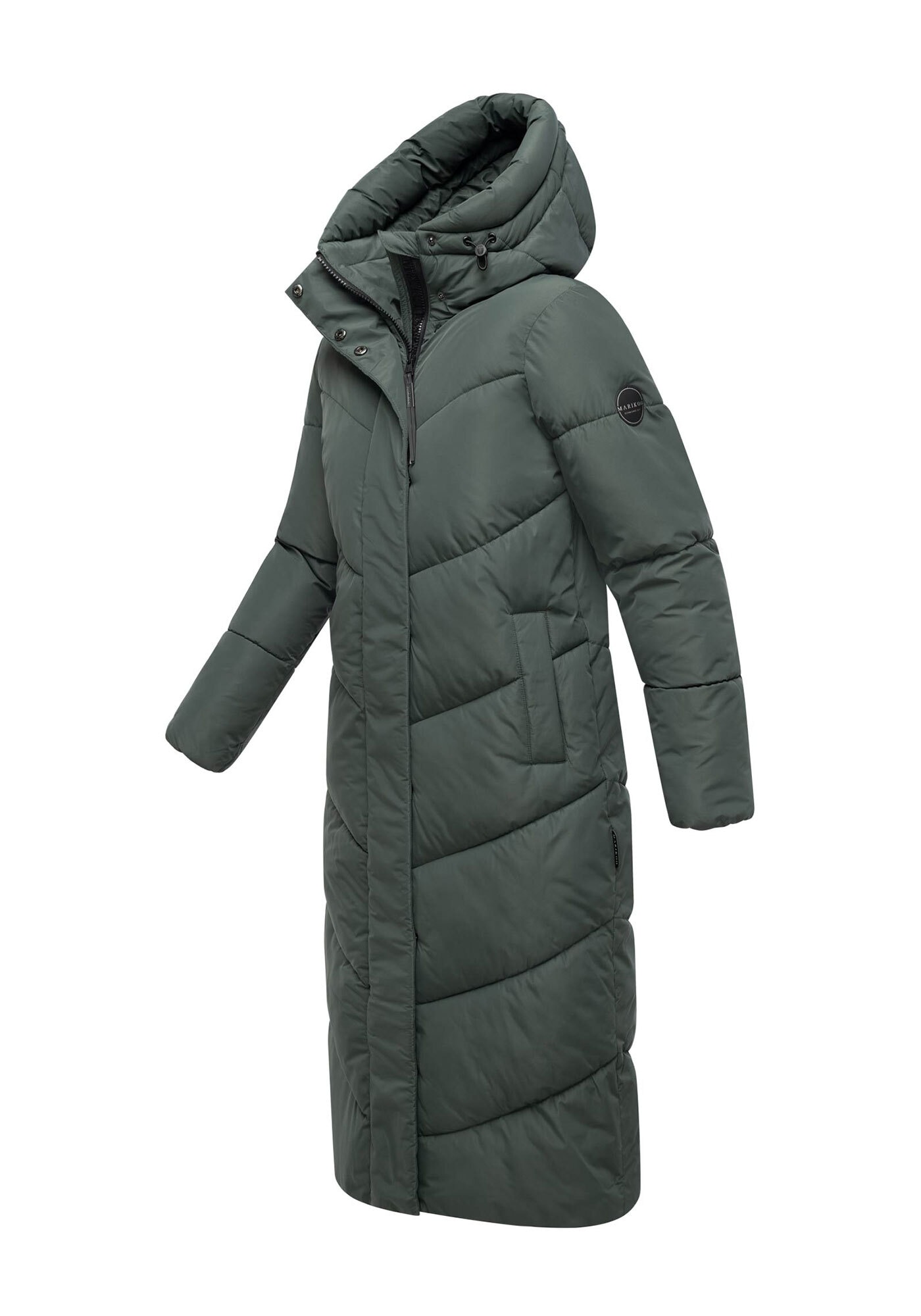 Marikoo Winterjacke »Ranja«, extra langer Damen Winter Steppmantel