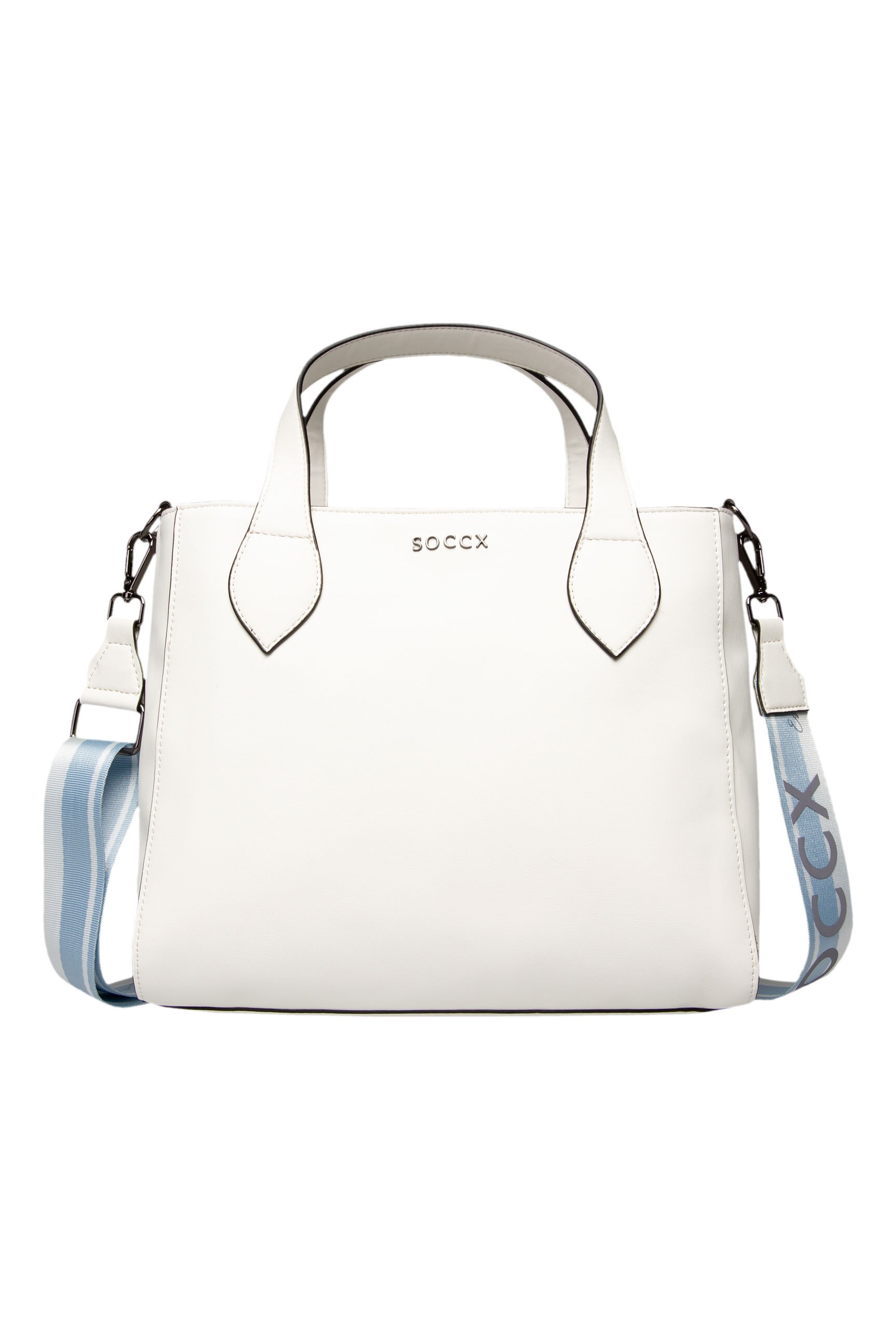 SOCCX Henkeltasche, mit vielen Innenfächern