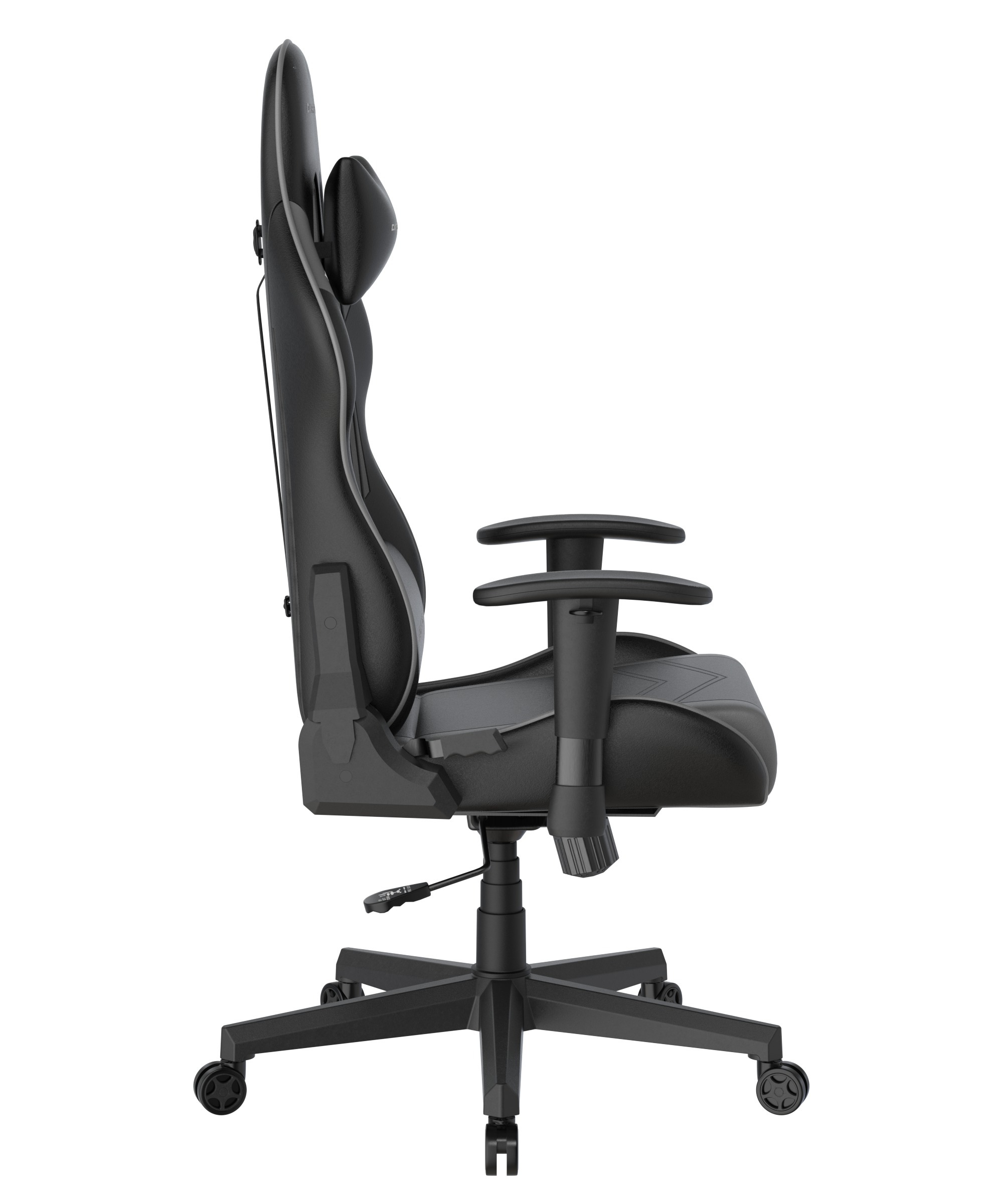 DXRacer Gaming-Stuhl »Prince Gaming Chair Regular L, PVC, schwarz grau«