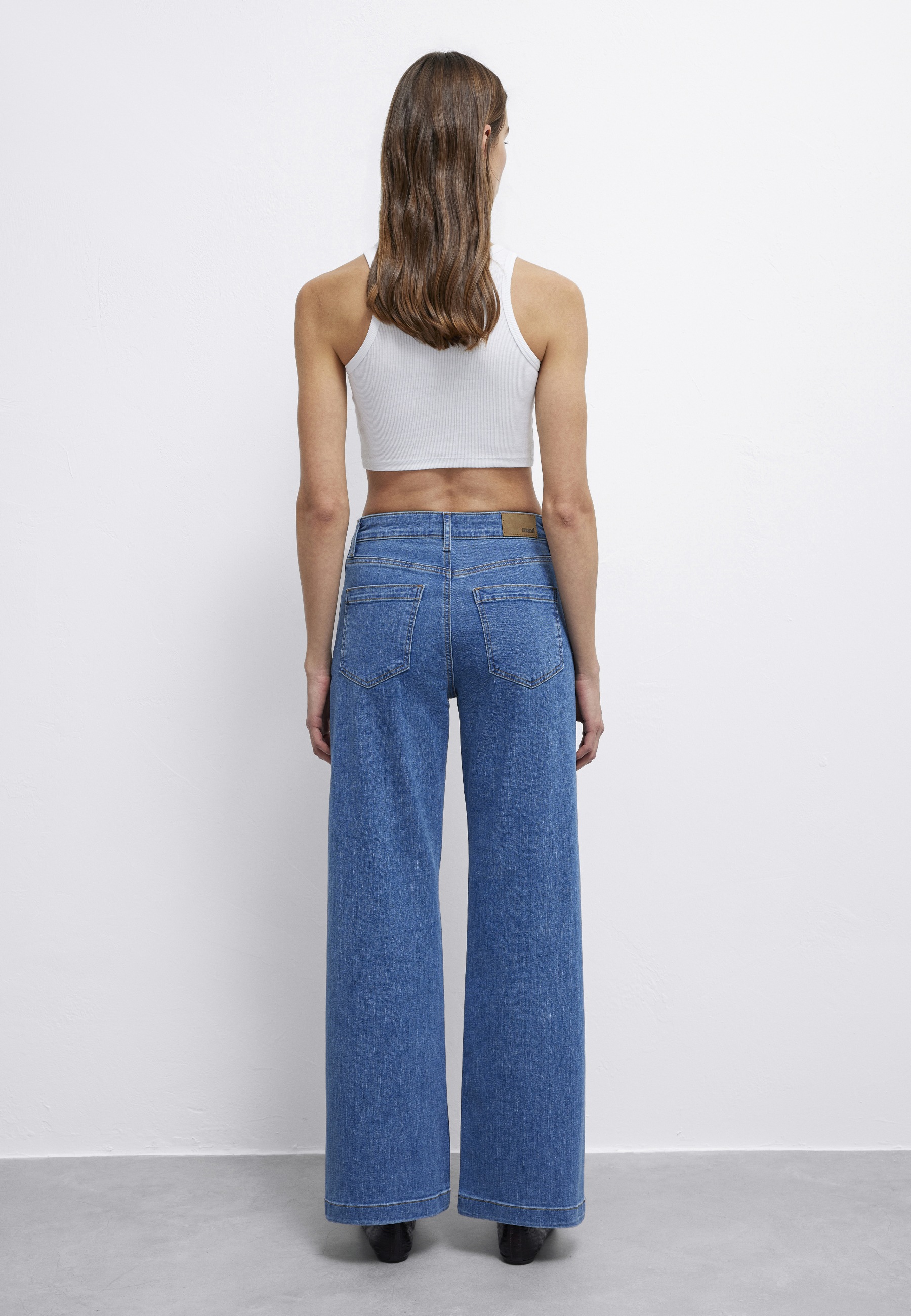 Mavi Weite Jeans »MALIBU MARINE« Wide Leg Jeans