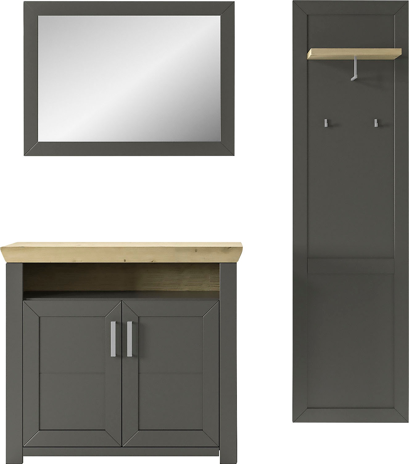 set one by Musterring Garderoben-Set "GA York Kombi 58" Set, 3 Stk. tlg. günstig online kaufen