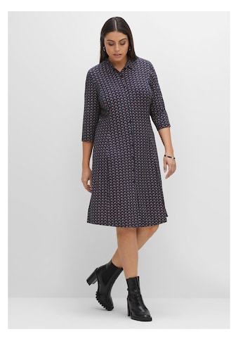 Sheego Jerseykleid »Jerseykleid«, in Hemdblusen-Stil, leicht elastisch kaufen