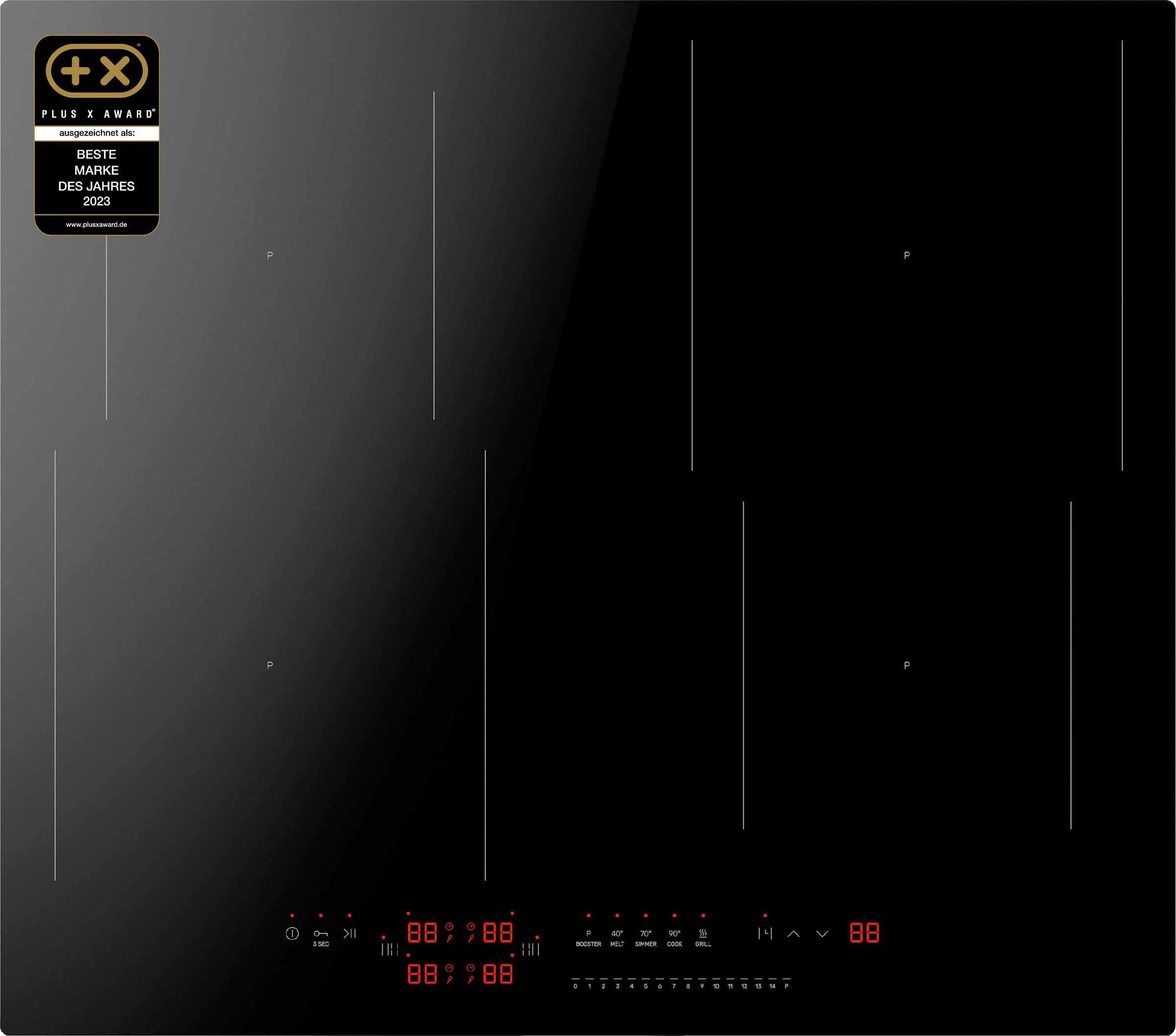 Amica Induktions-Kochfeld "KMI 774 660 C" Viel Platz und schnelle Hitze für günstig online kaufen