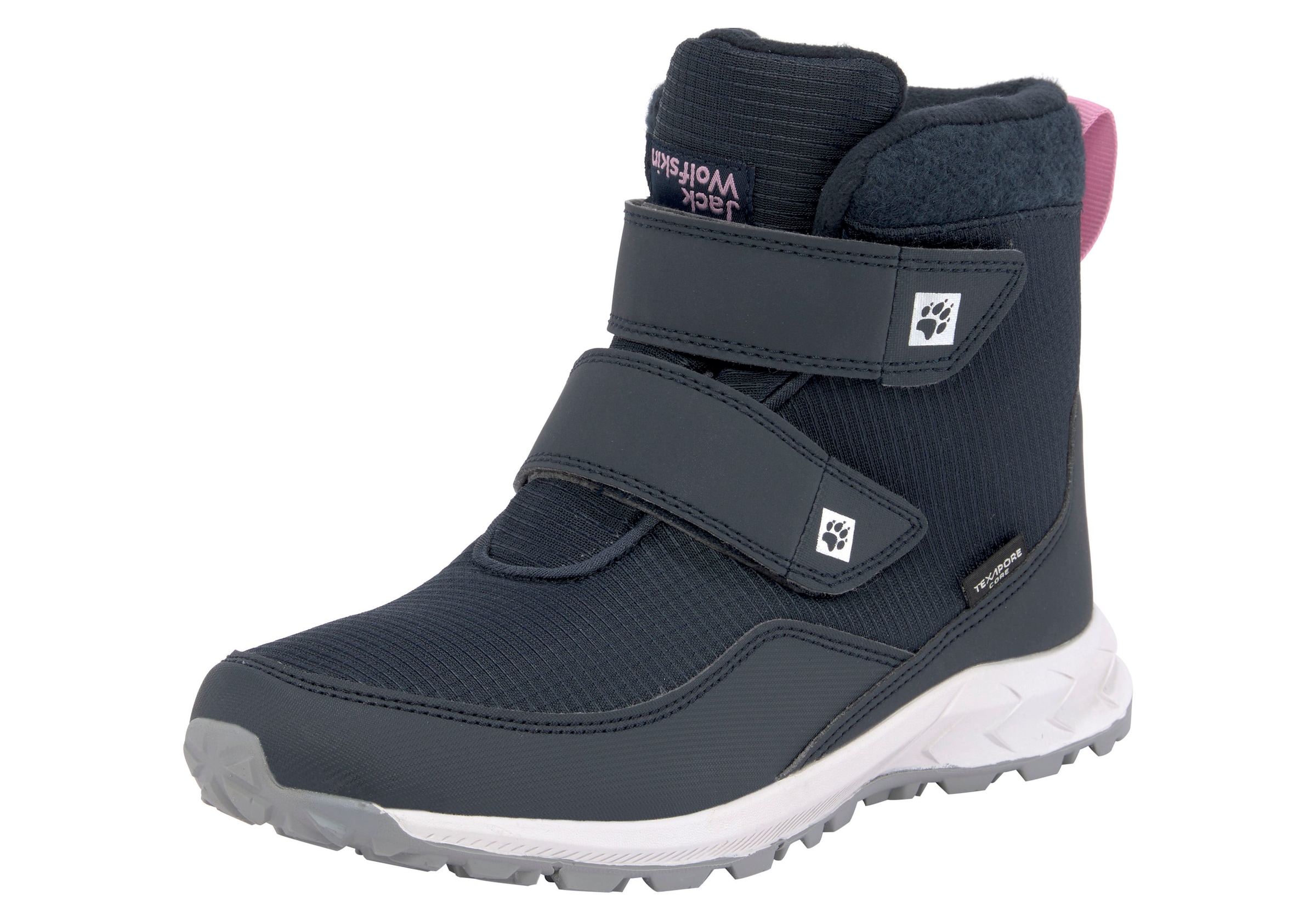 Jack Wolfskin Outdoorwinterstiefel "POLAR FOXX TEXAPORE K", Winterstiefel, Snowboots, Winterschuhe, wasserdicht & gefütt