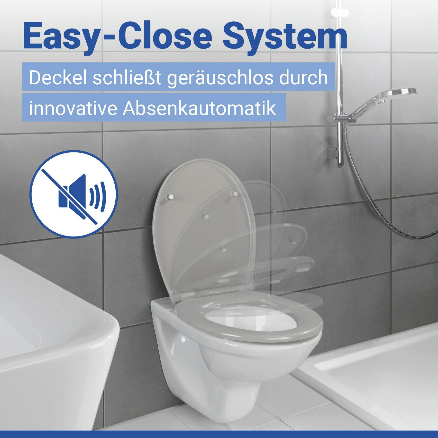 WENKO WC-Sitz »Samos Concrete«
