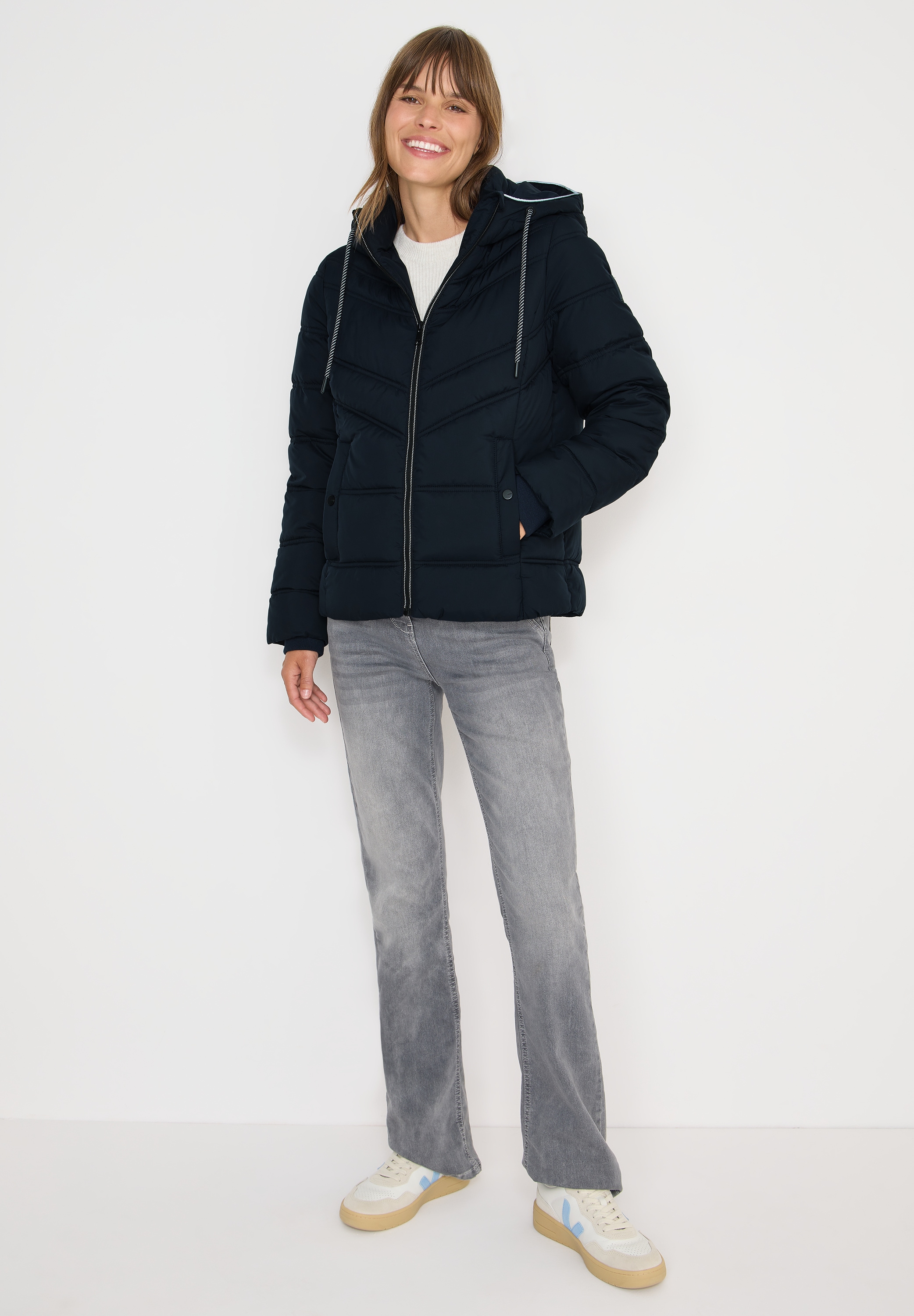 Cecil Steppjacke, mit Kapuze, mit reflektierenden Details günstig online kaufen
