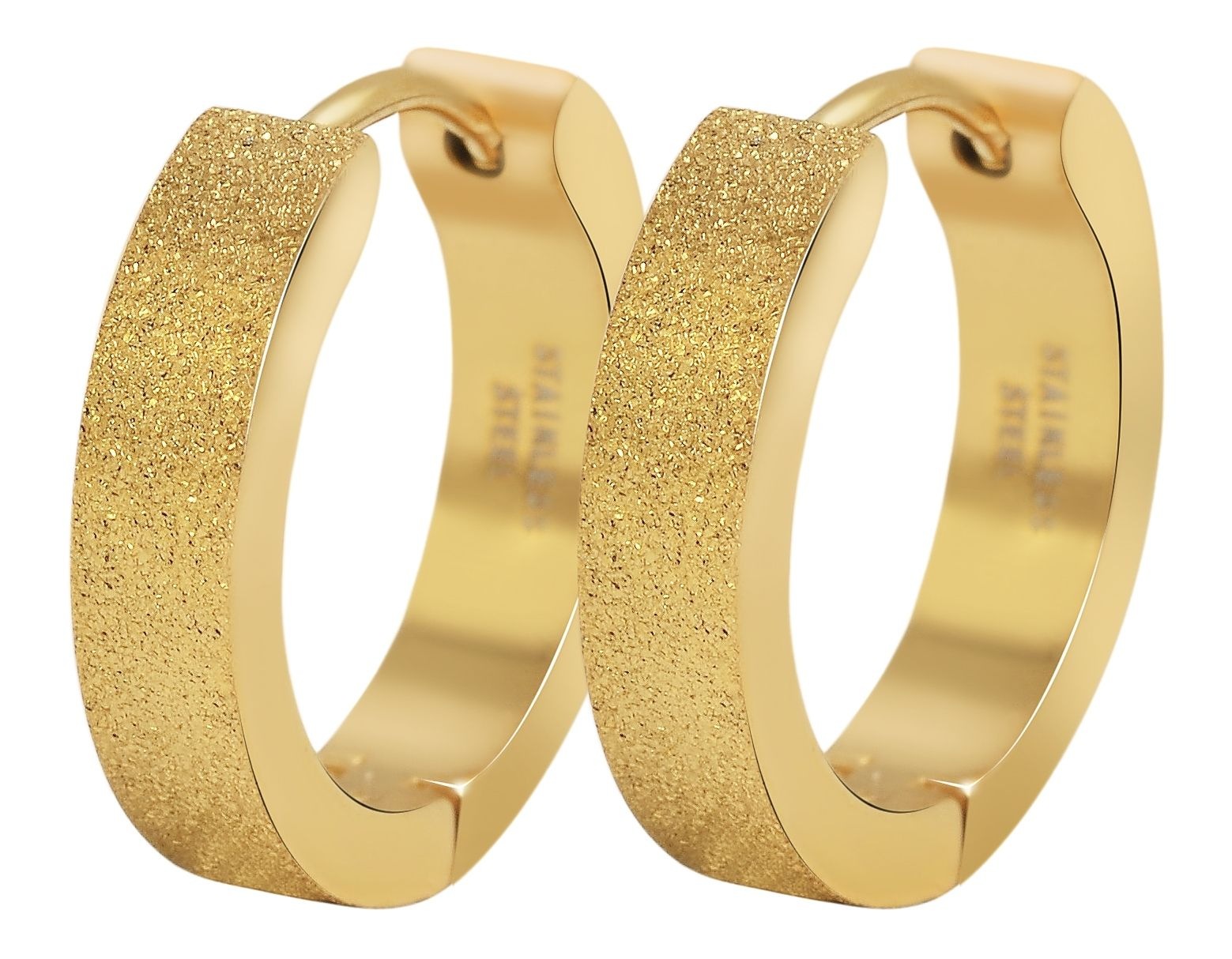 Adelia´s Klappcreolen »Damen Ohrringe – Klappcreole aus Edelstahl« Ideal als Geschenk zum einen besonderen Tag