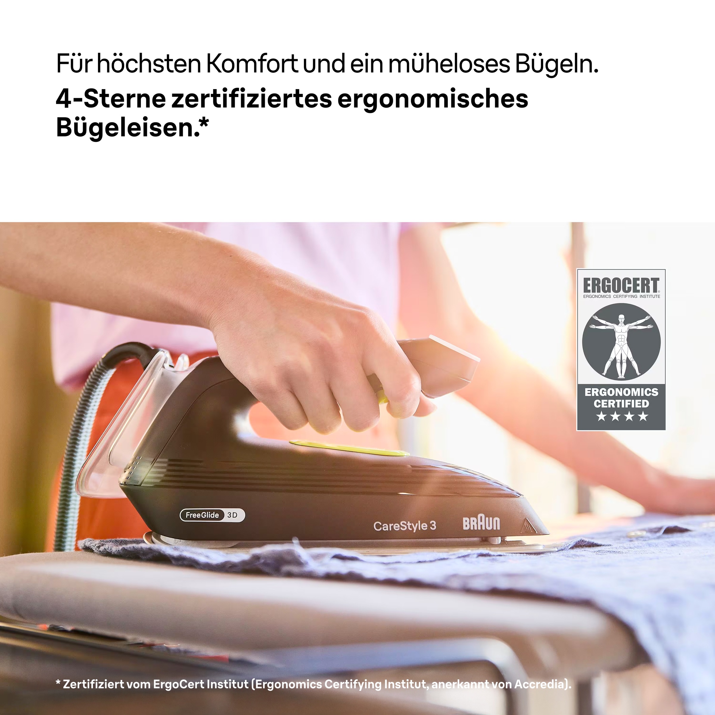 Braun Dampfbügelstation "CareStyle 3 IS 3257 BK - 7,5 bar, 500 g Dampfstoß, günstig online kaufen