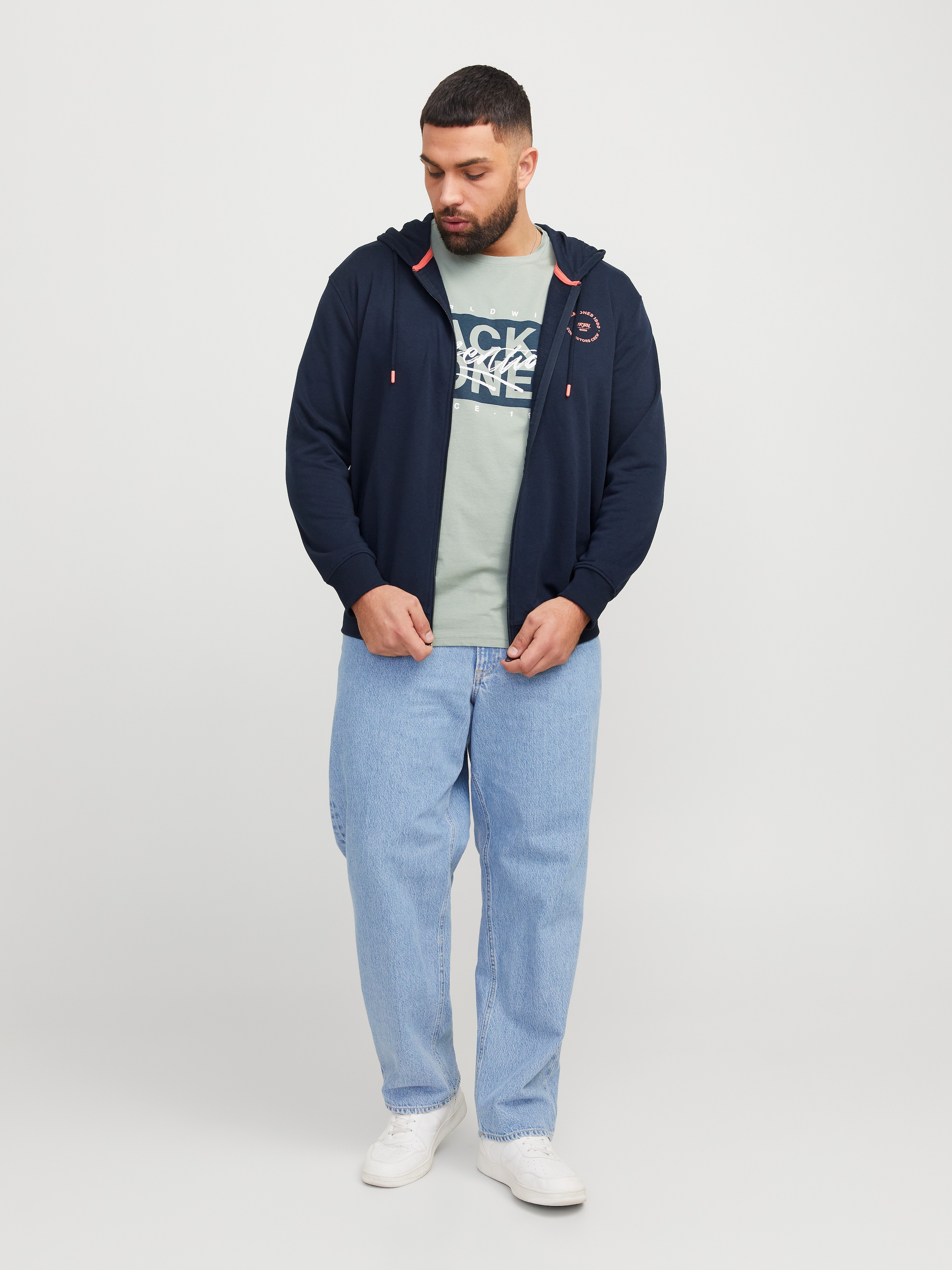 Jack & Jones PlusSize Kapuzensweatshirt »JJSIMON SWEAT HOOD PLS«