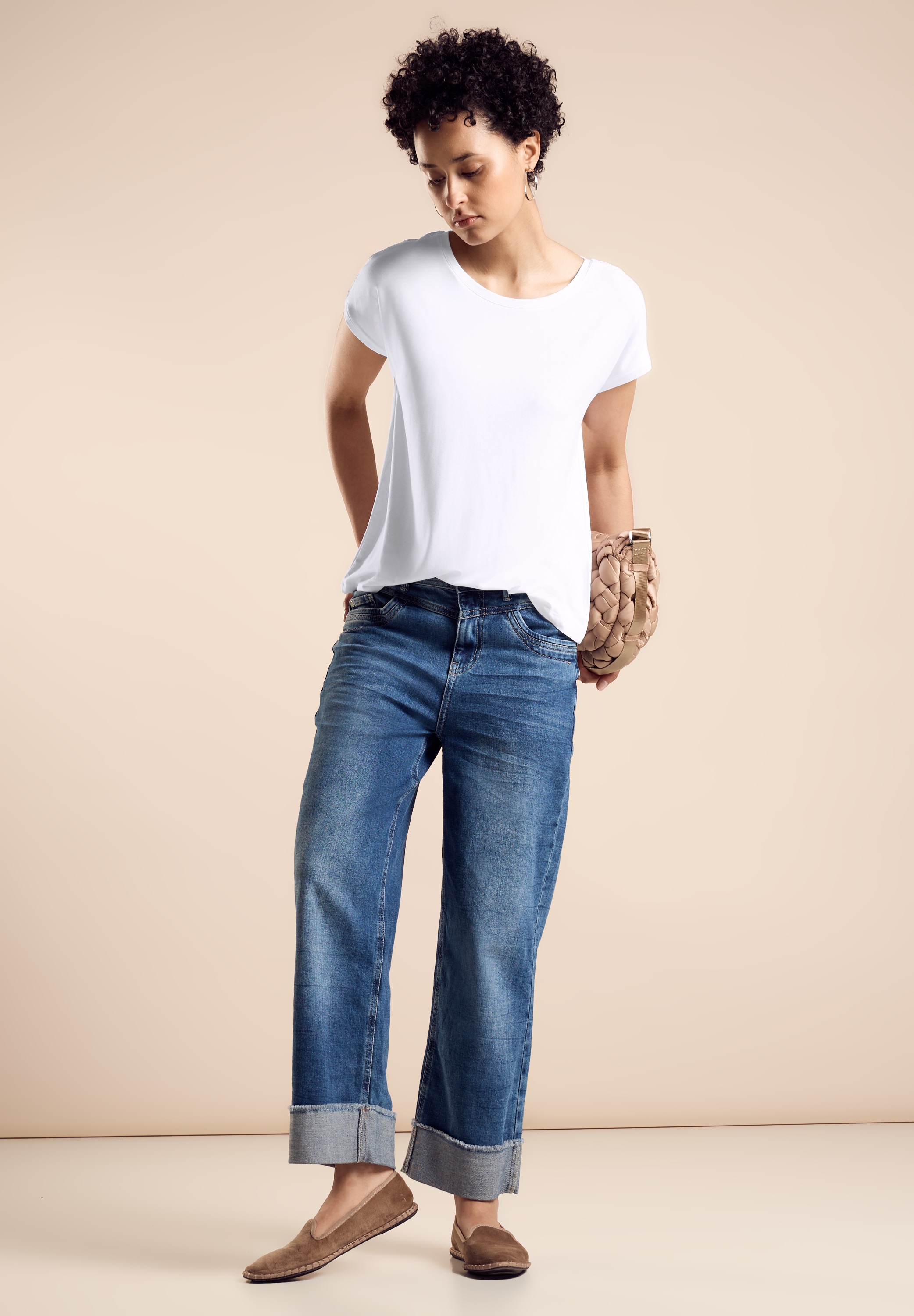 STREET ONE Shirttop, mit Stickerei