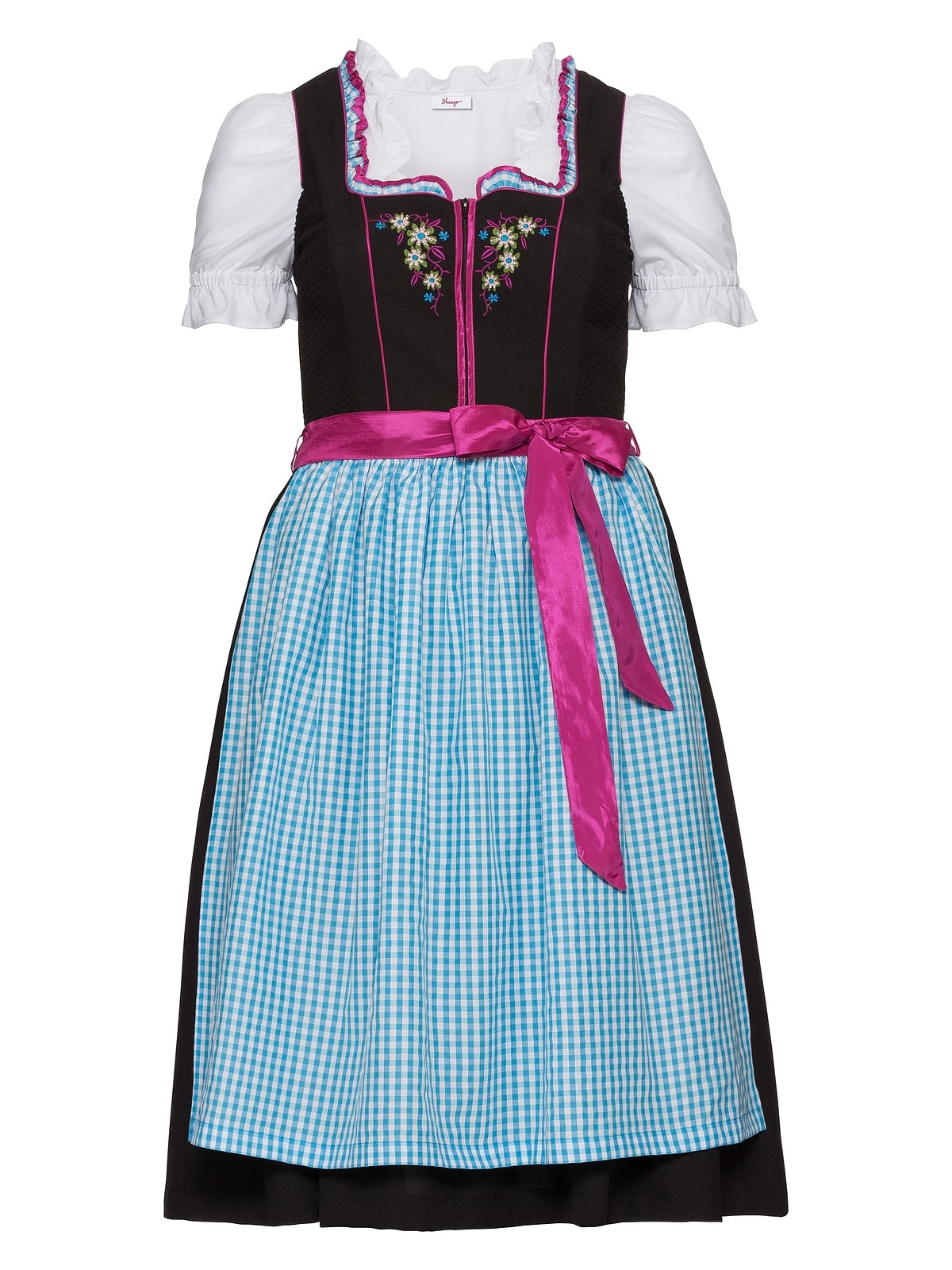 Sheego Dirndl »Große Größen«, mit Schürze und Bluse 3tlg.