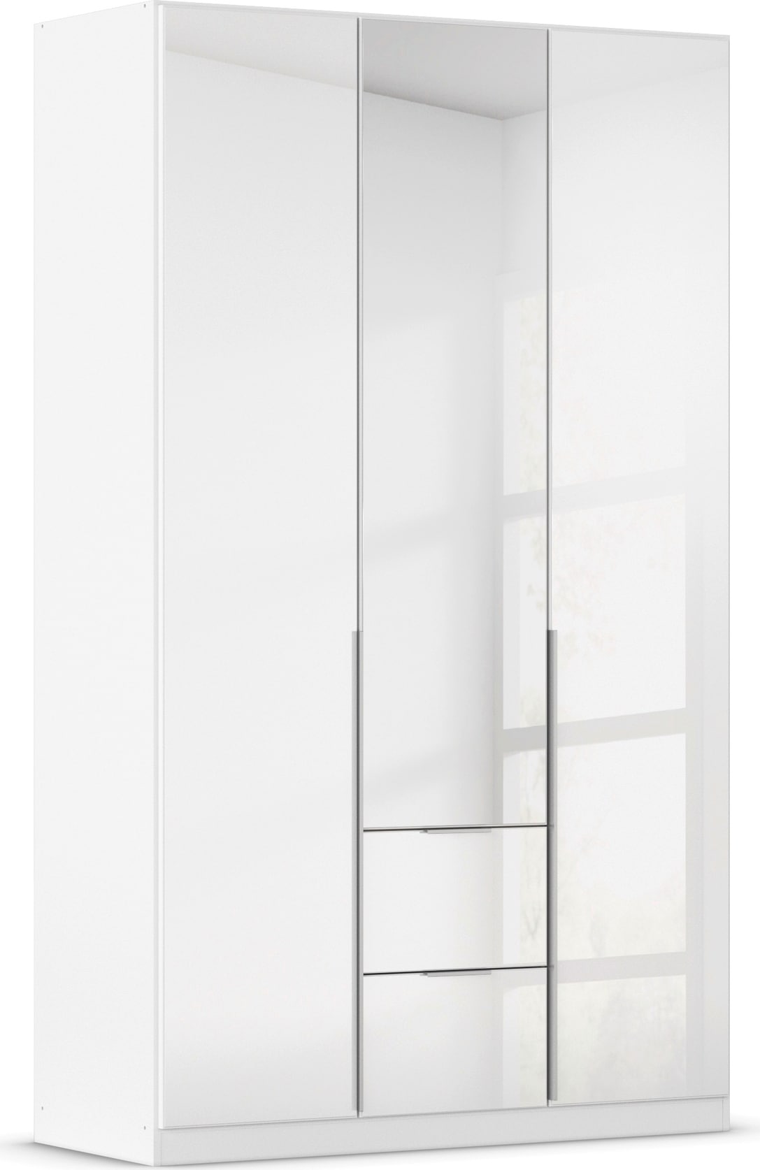 Drehtürenschrank OTTO HOME, B:136cm H:229cm T:54cm, weiß, Holzwerkstoff, Schränke, "Kleiderschrank Kleiderschränke Schrank Garderobe AGORDO mit