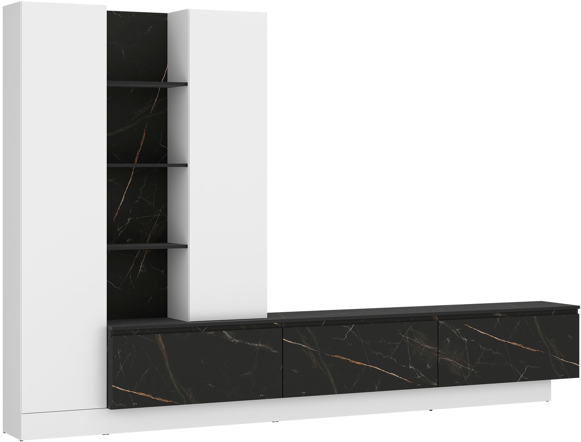 INOSIGN Wohnwand "Modesto" Breite ca. 295cm günstig online kaufen