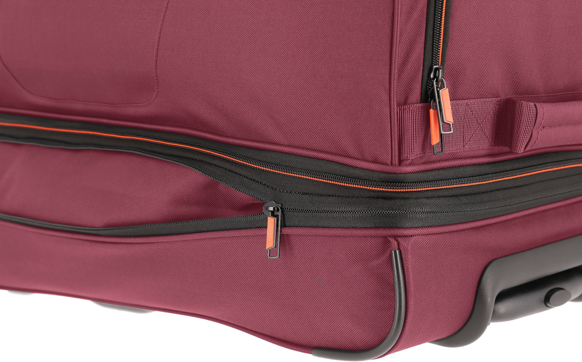 travelite Reisetasche »Basics, 70 cm, bordeaux«, Duffle Bag Reisegepäck Sporttasche Reisebag mit Trolleyfunktion