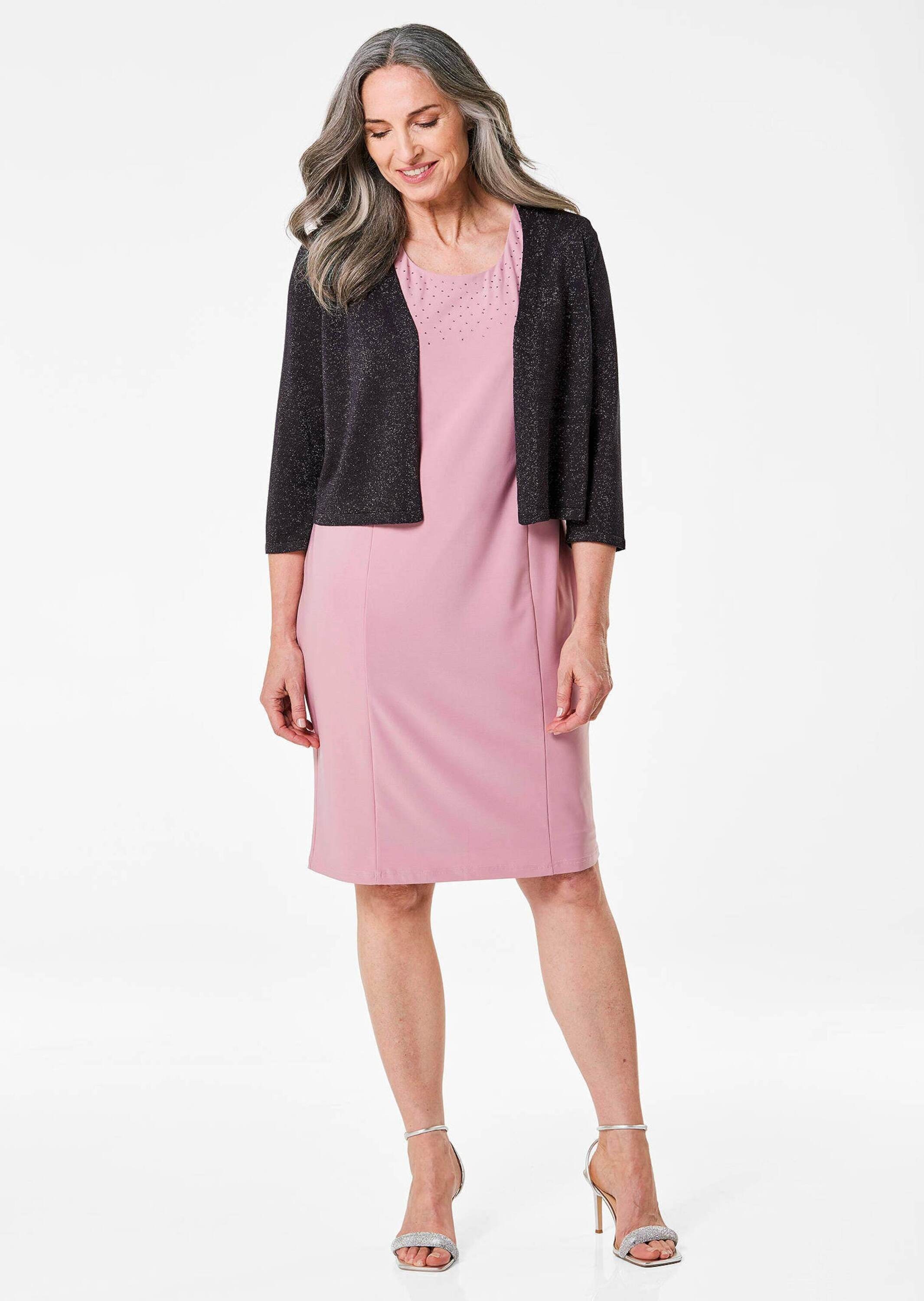 Goldner Short Size Bolero Cardigan Black 23 3
