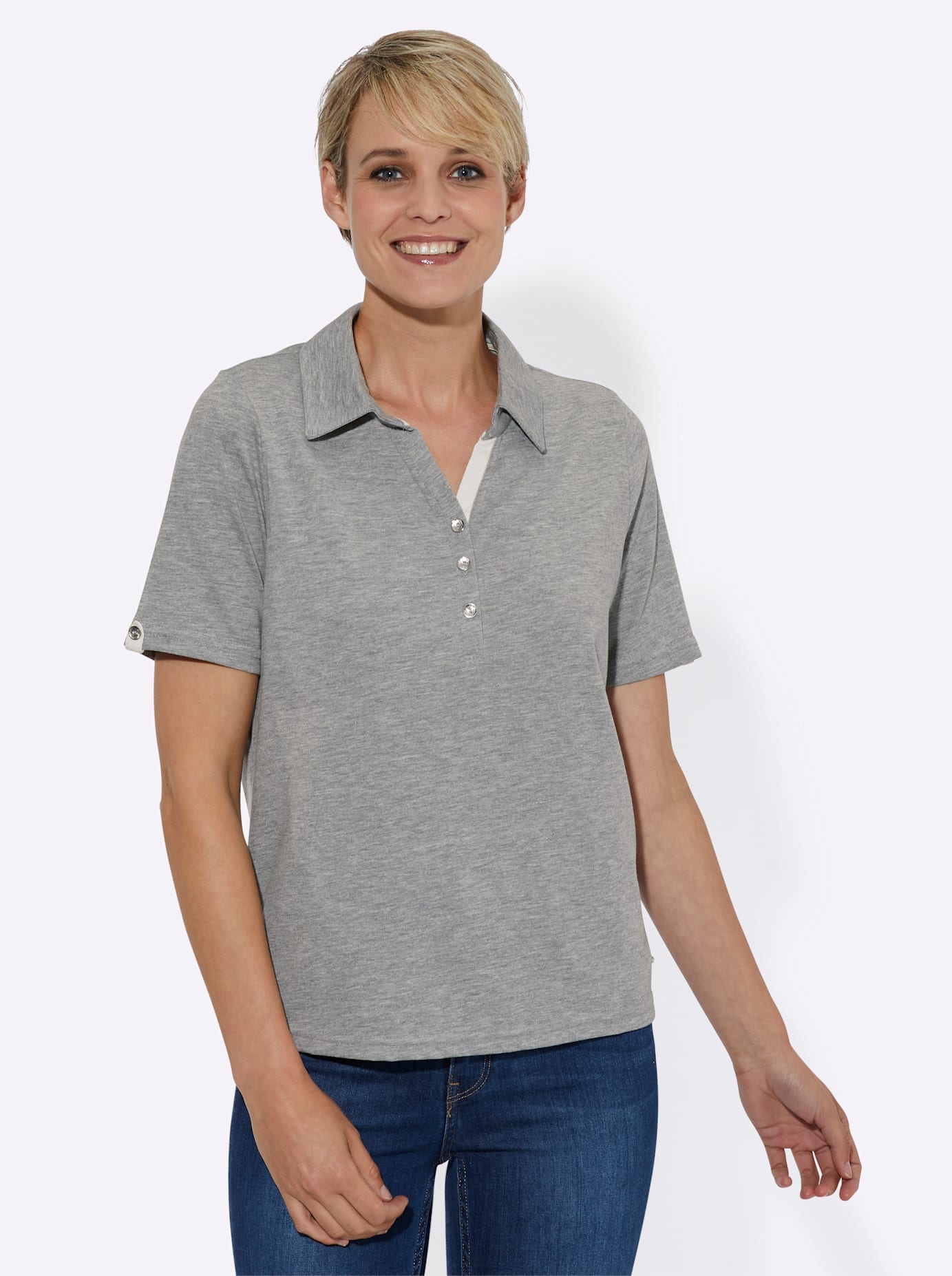 Casual Looks Poloshirt "Poloshirt", 1 Stk. günstig online kaufen