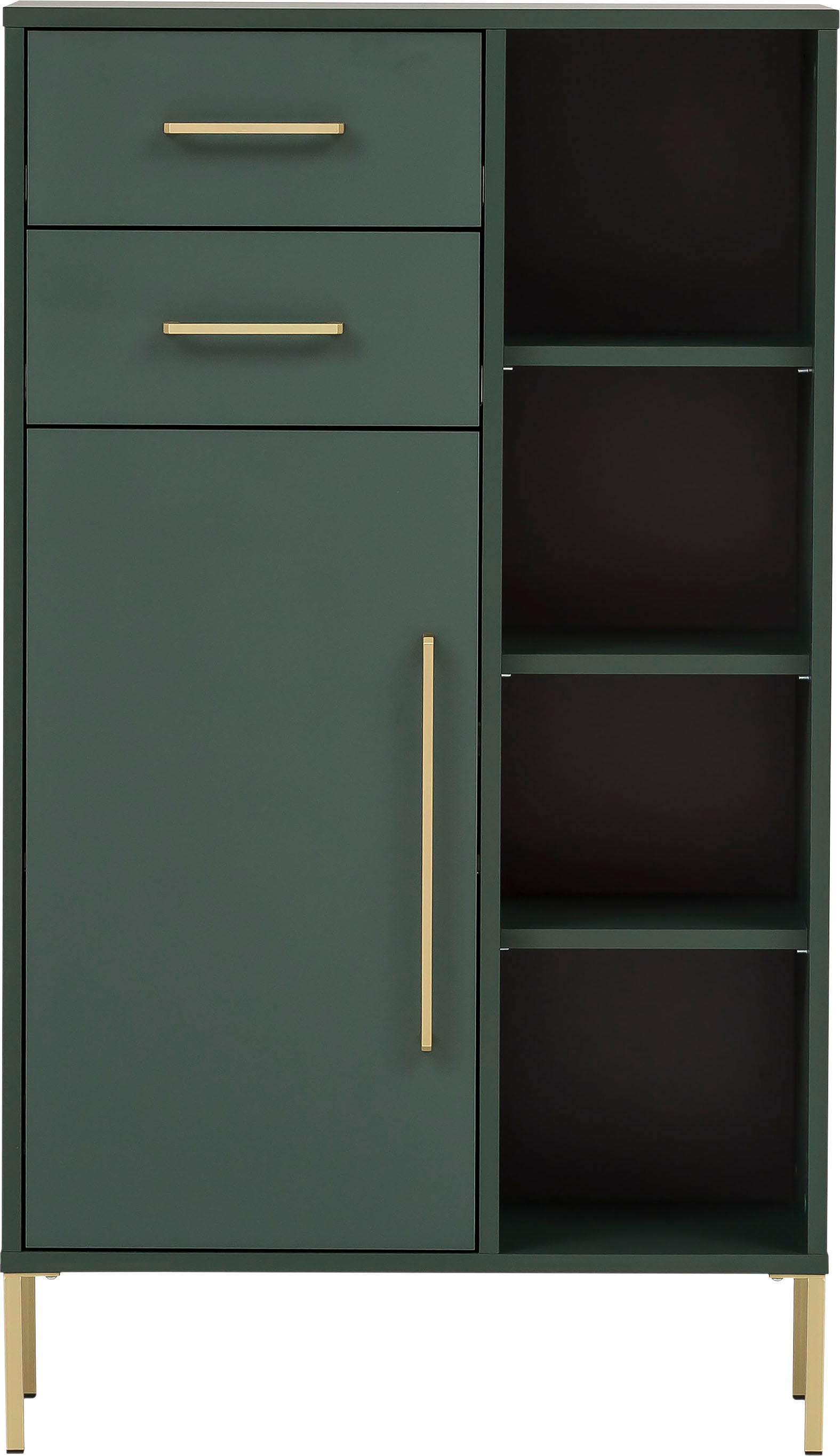 welltime Midischrank "Kent, Midischrank, Made in Germany, B: 67 cm" Solide Verarbeitung - Dieses Produkt ist in Deutschland gefertigt