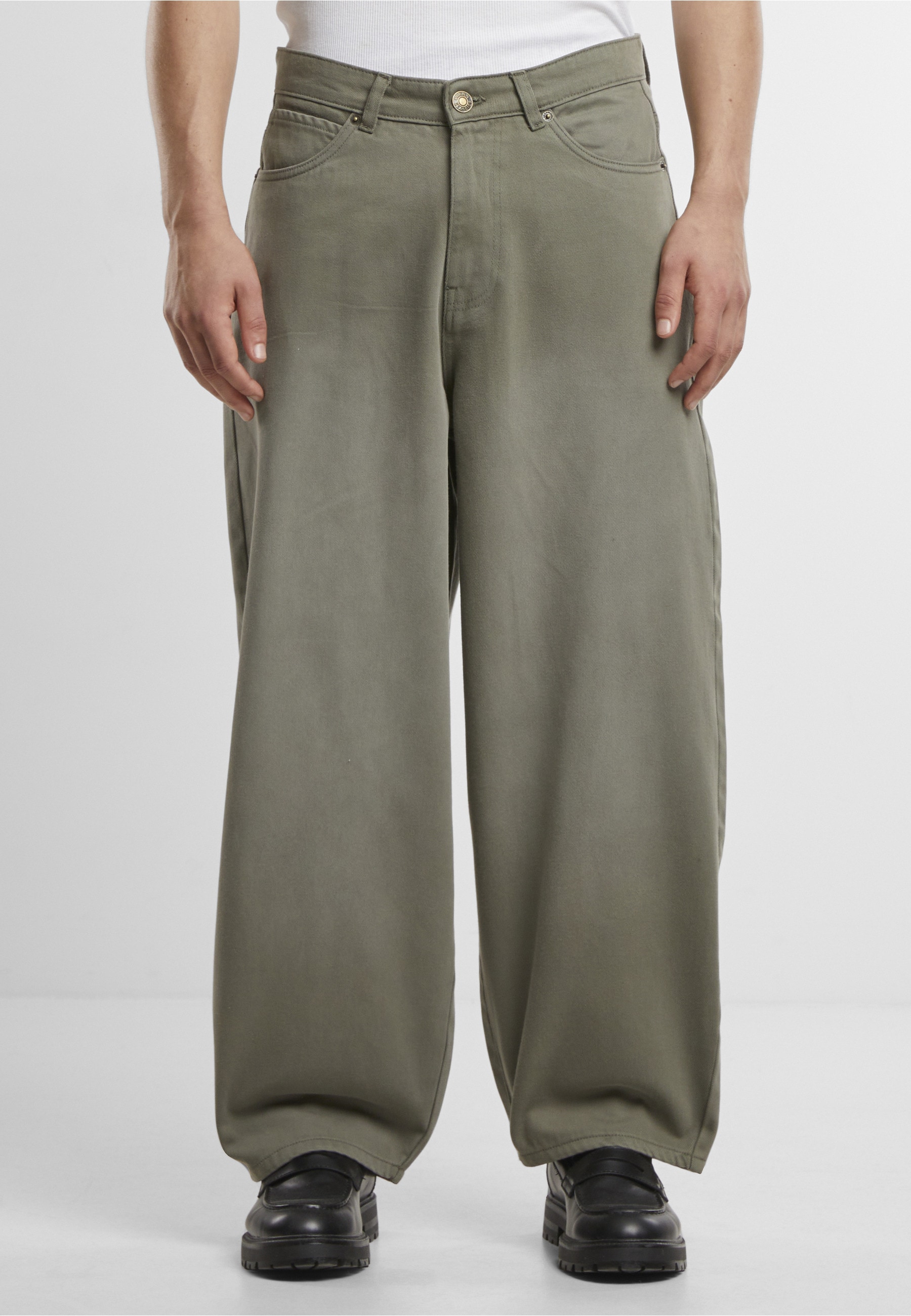 URBAN CLASSICS Bequeme Jeans »Urban Classics Tapered Heavy Ounce Baggy Jeans«