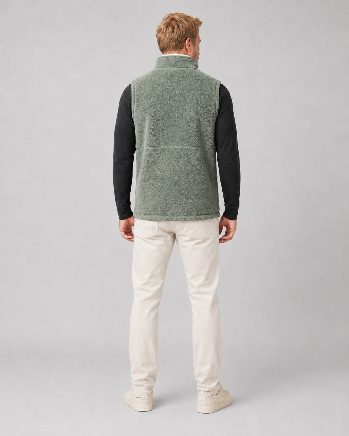 LPO Sweatweste »Sweatweste Raven Knit« mit Langhaarfleece
