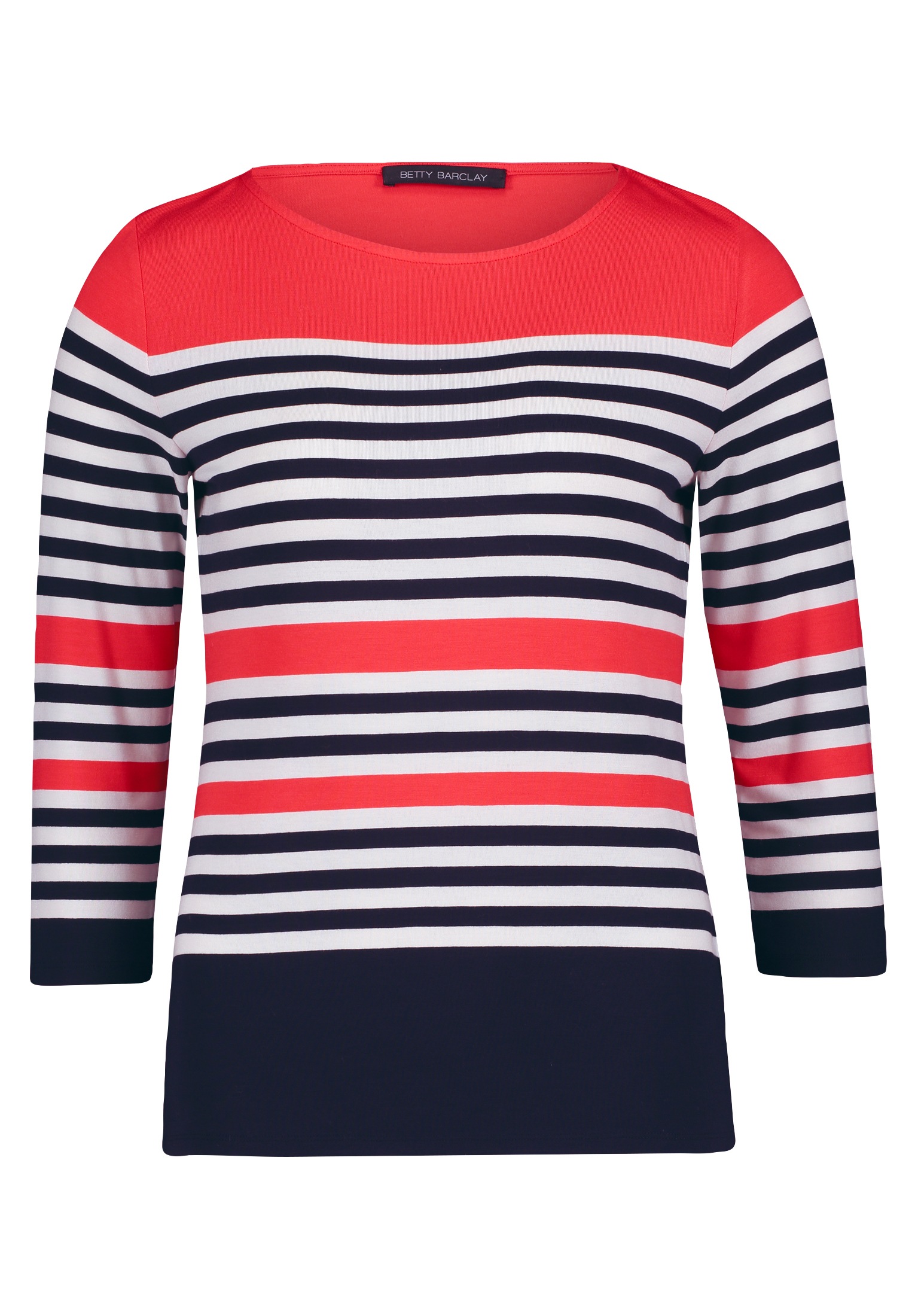 Betty Barclay 3/4-Arm-Shirt "Betty Barclay Basic Shirt mit U-Boot-Ausschnit günstig online kaufen