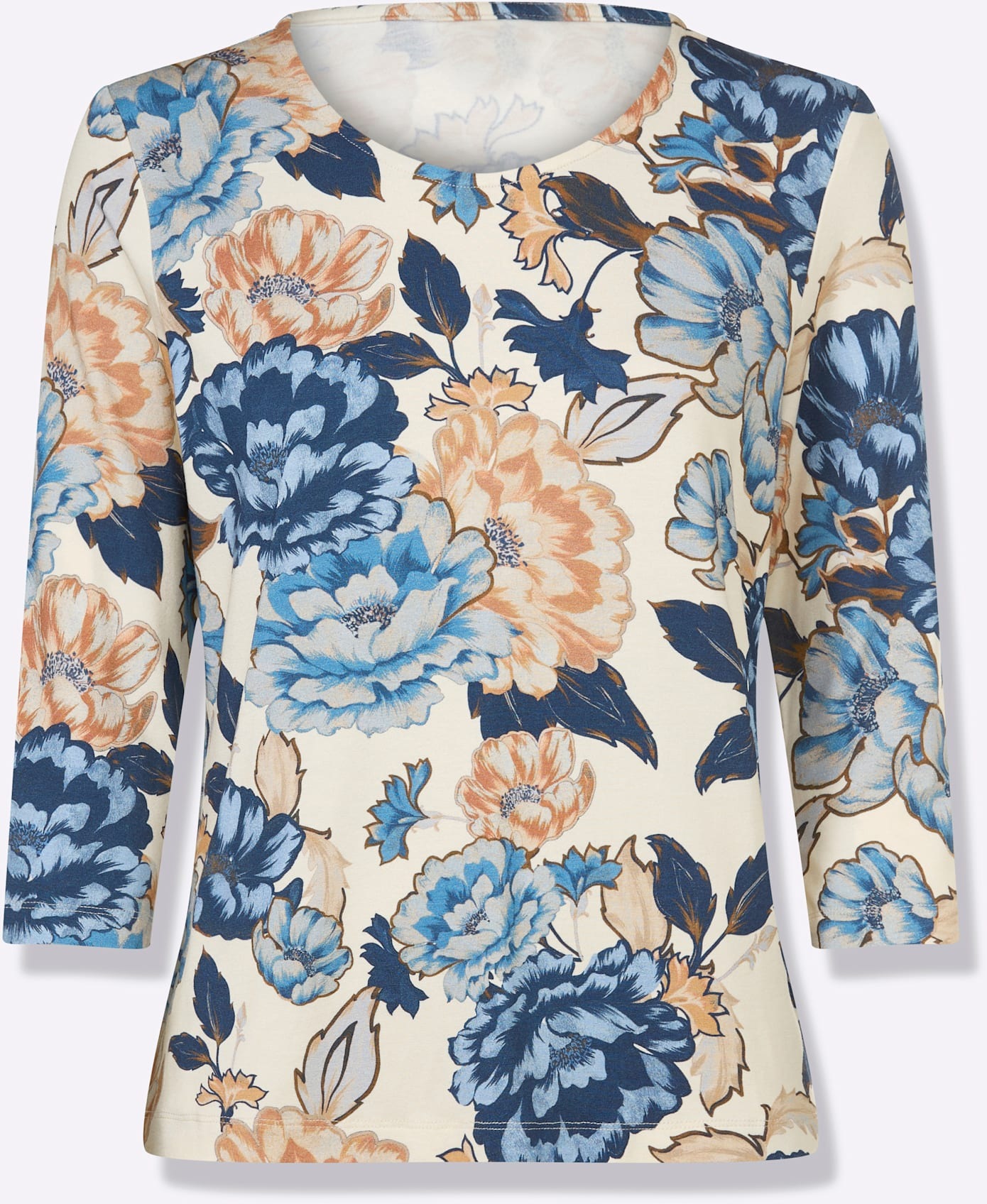 Lady 3/4-Arm-Shirt »Rundhals-Shirt« 1 tlg.