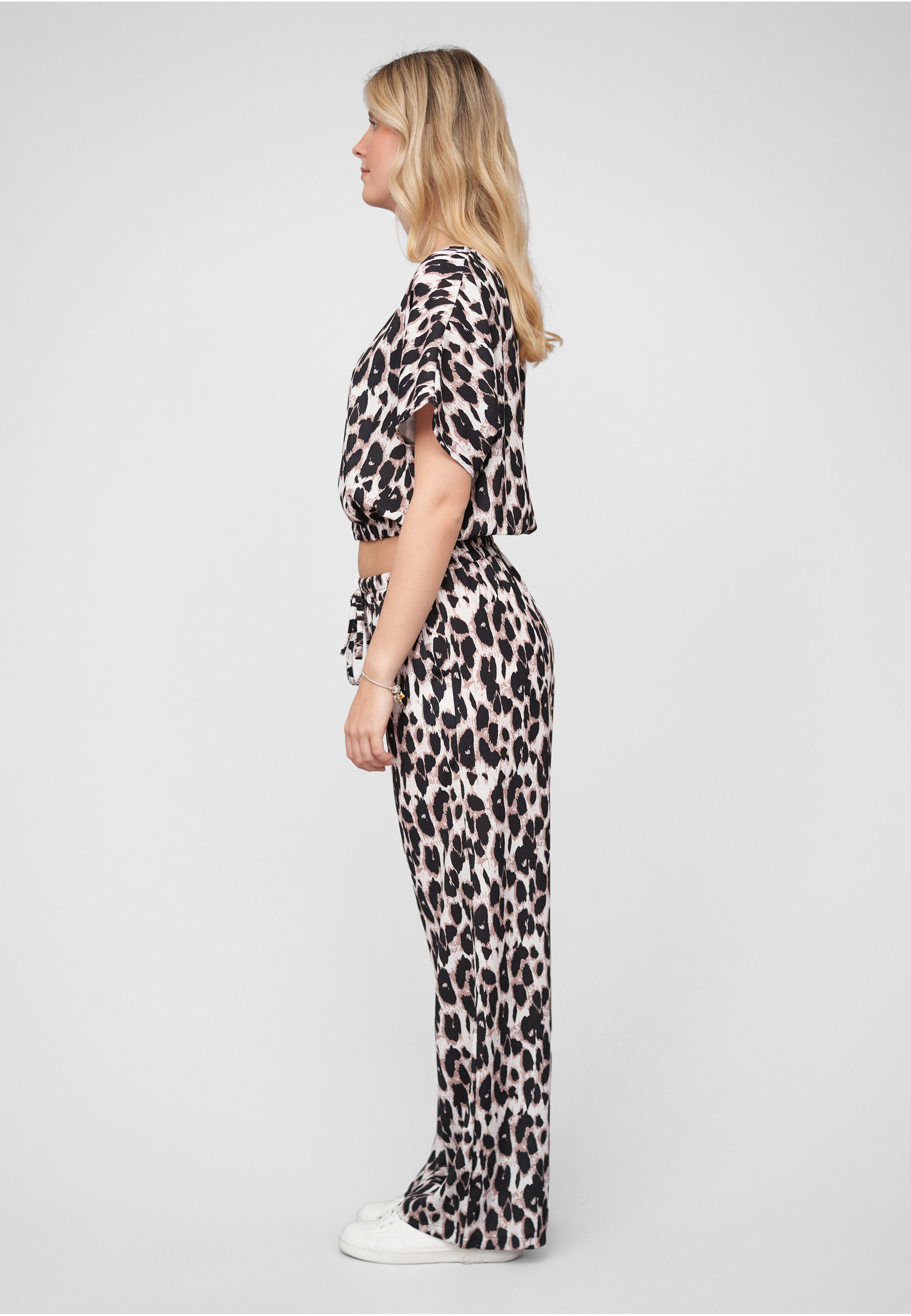 CLOUD 5IVE Stoffhose »CLOUD 5IVE Set Batwing Top and Wide Pants«