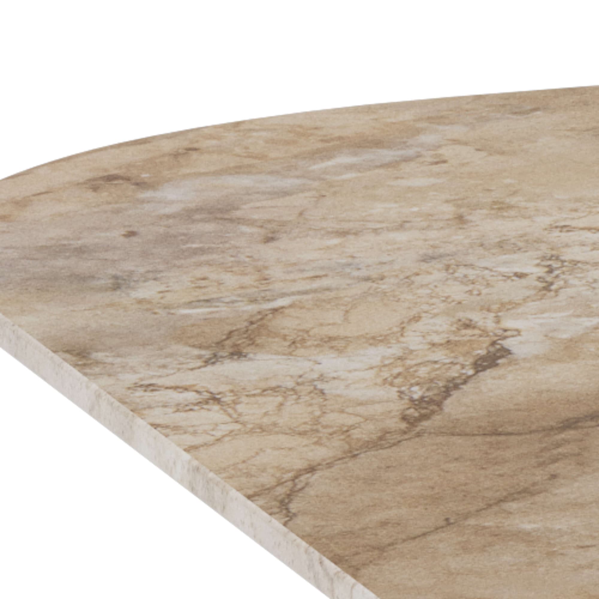 ACTONA GROUP Esstisch »Speisetisch« B/T/H: 90x90x75,  Tisch braun, polierte Keramiktischplatte