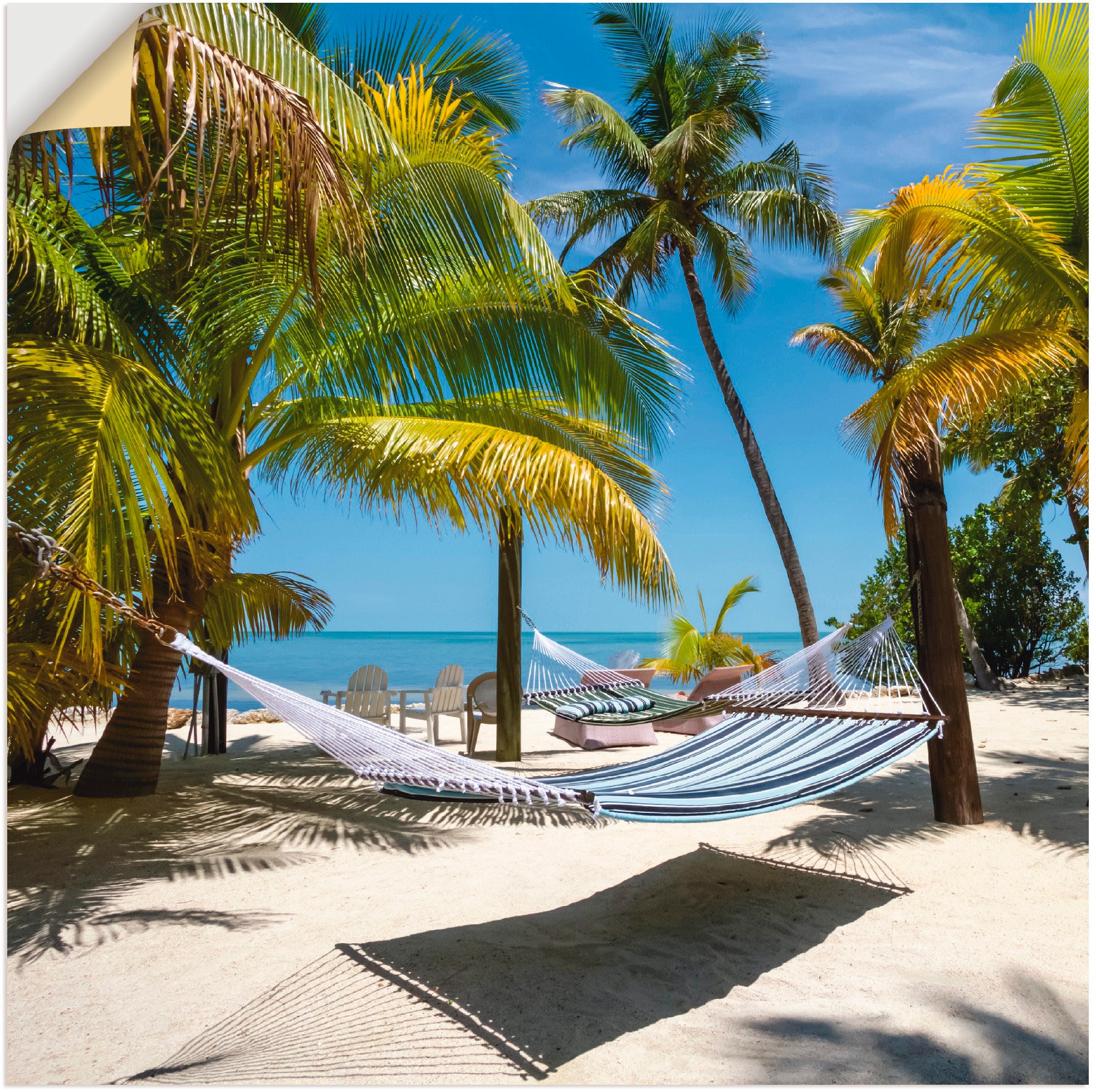 Artland Wandfolie »Florida Keys Strandleben« S...