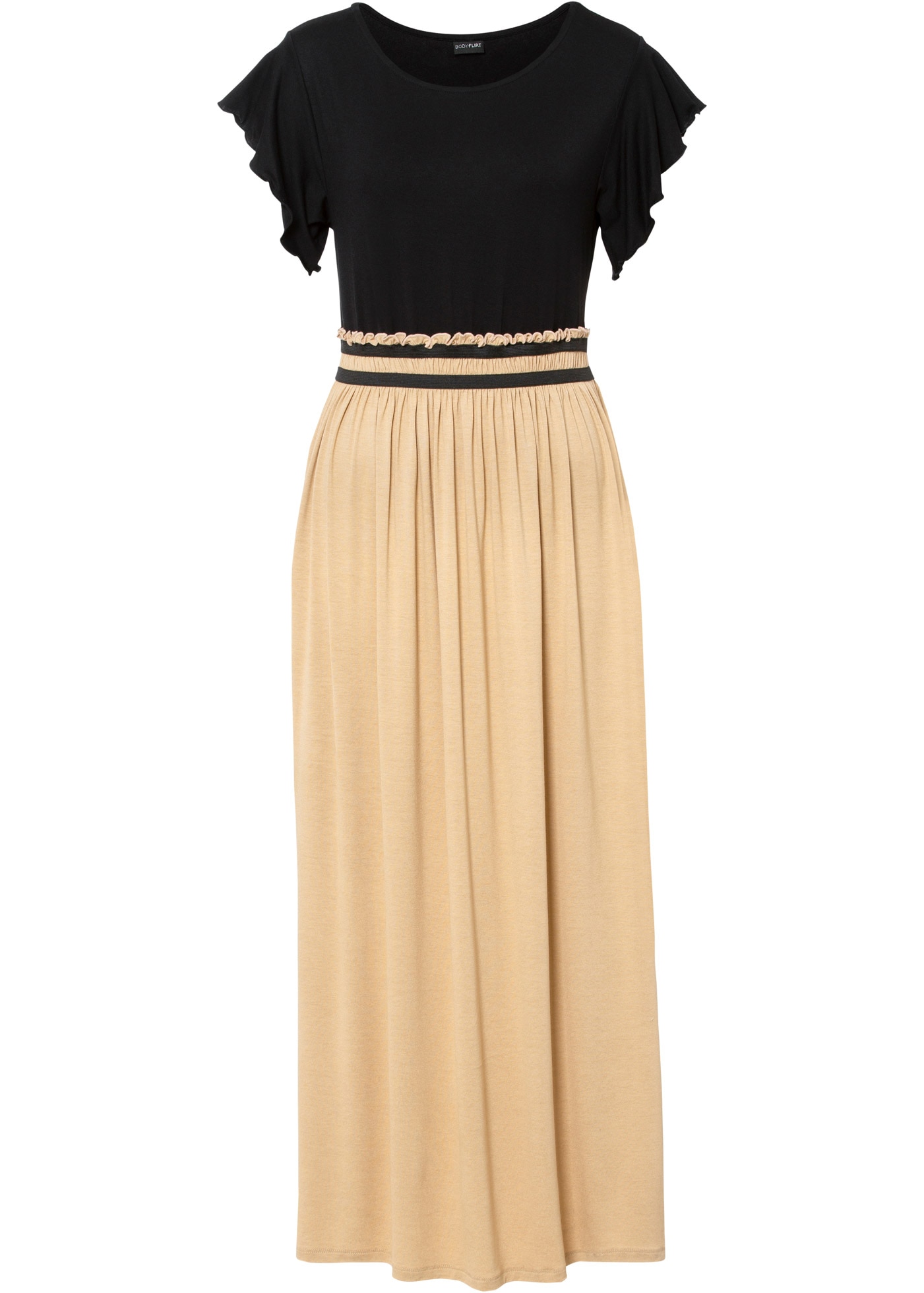 bonprix Jerseykleid 1 tlg. für Frühling und Sommer, aus Viskose und Elasthan, mit kurzem Arm