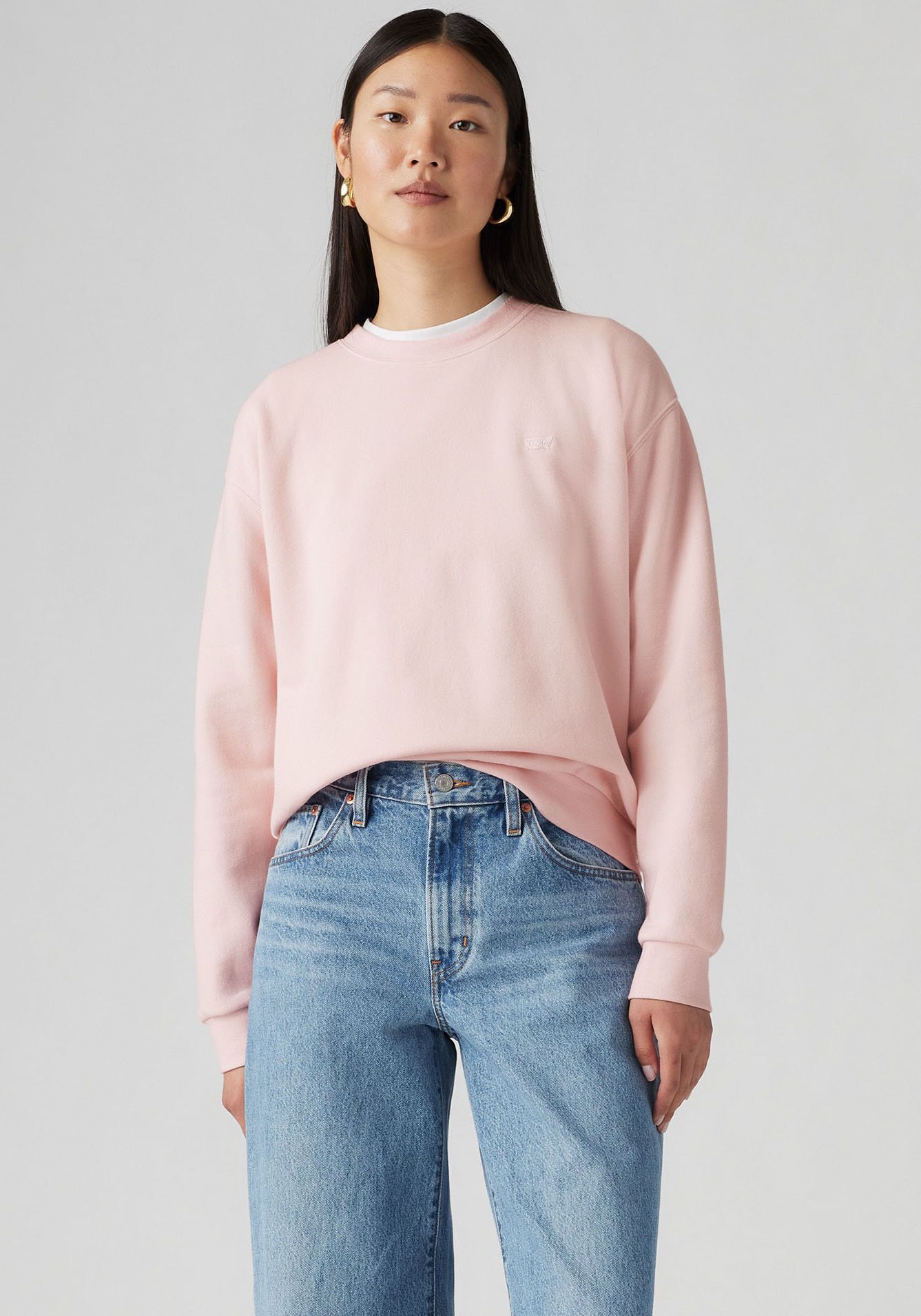 Levis Sweatshirt "EVERYDAY CREW SWEATSHIRT", mit kleinem Logo auf der Brust günstig online kaufen